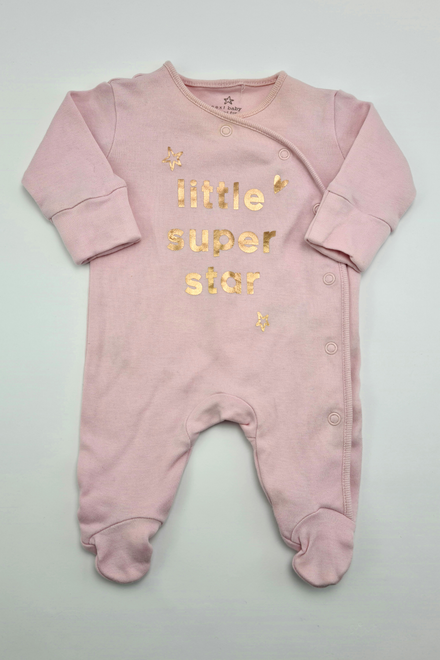 Erste Größe (7,8 lbs) – Schlafanzug „Little Super Star“ aus 100 % Baumwolle (Nächste)