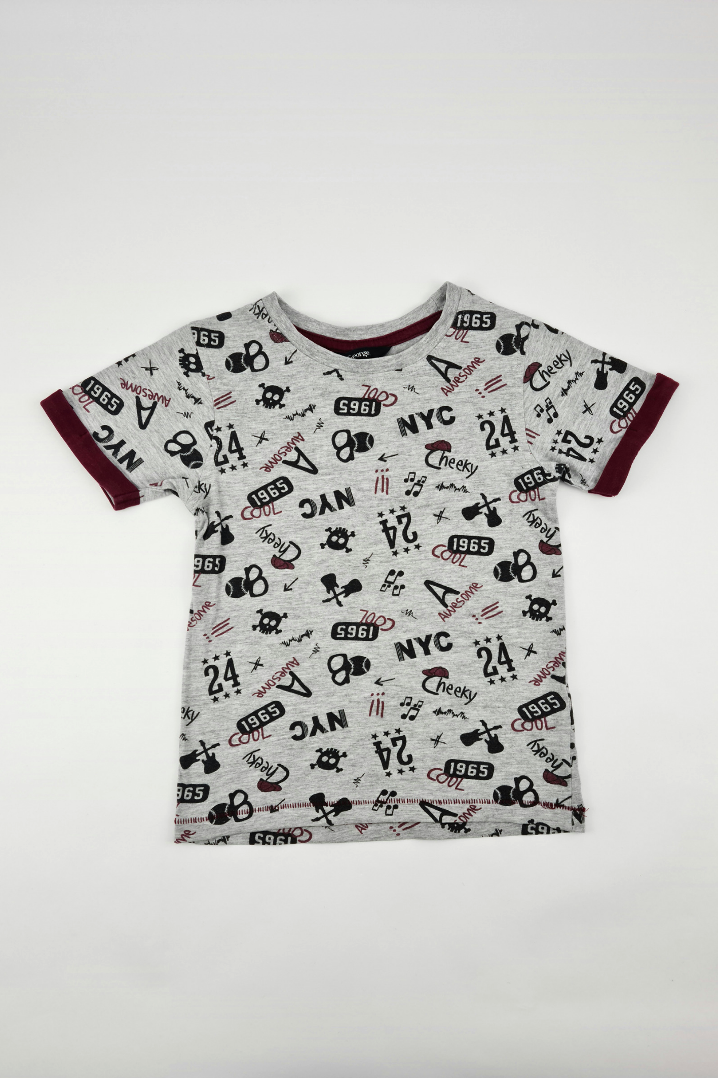 3-4y - Print All Over T-shirt