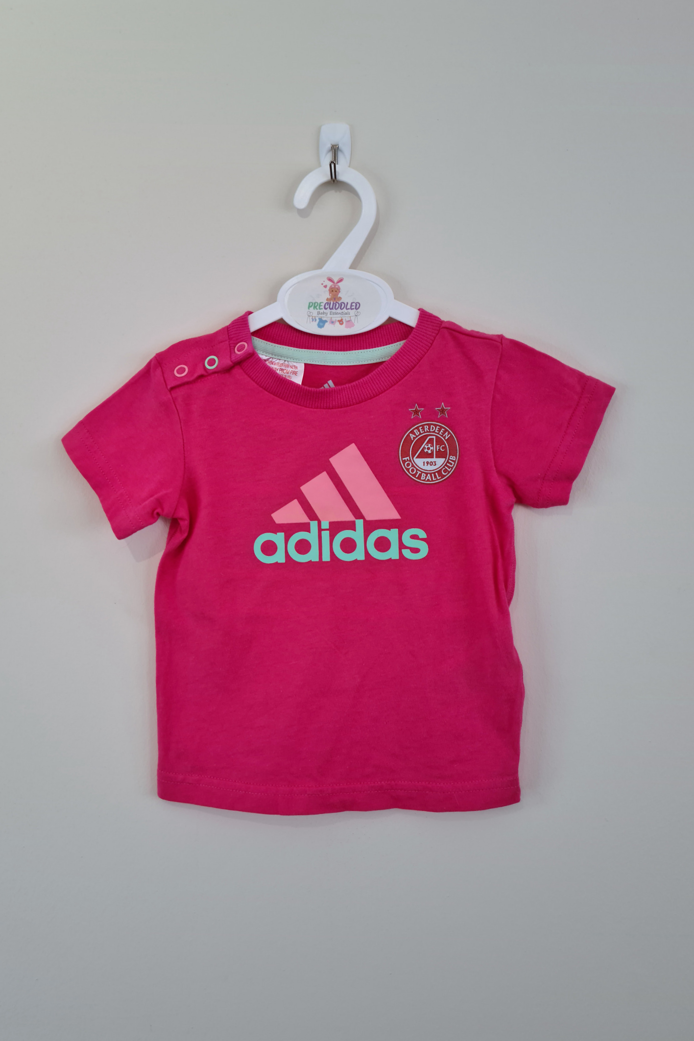 Light pink hotsell adidas t shirt