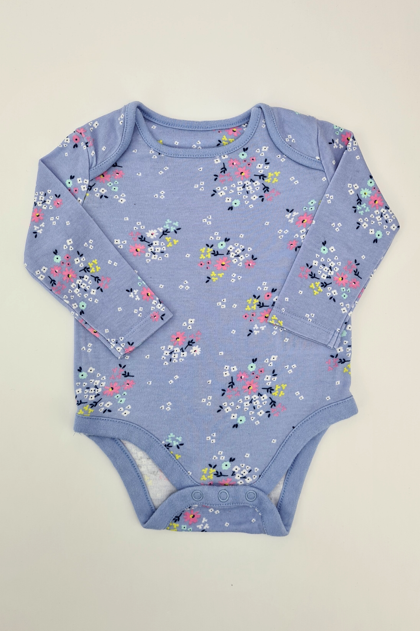 3-6 mois - Body imprimé fleurs