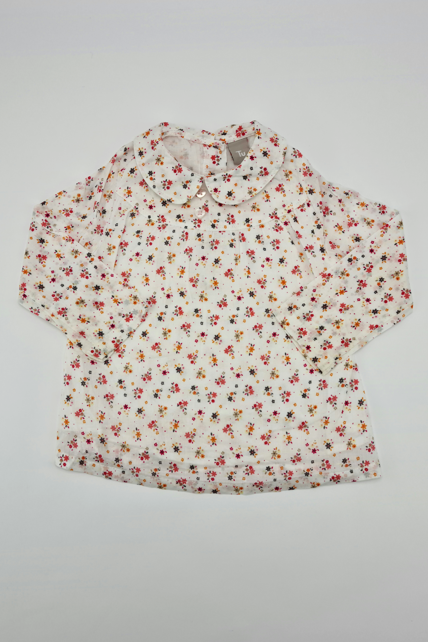 9-12m - Longsleeve Floral Top (Tu)