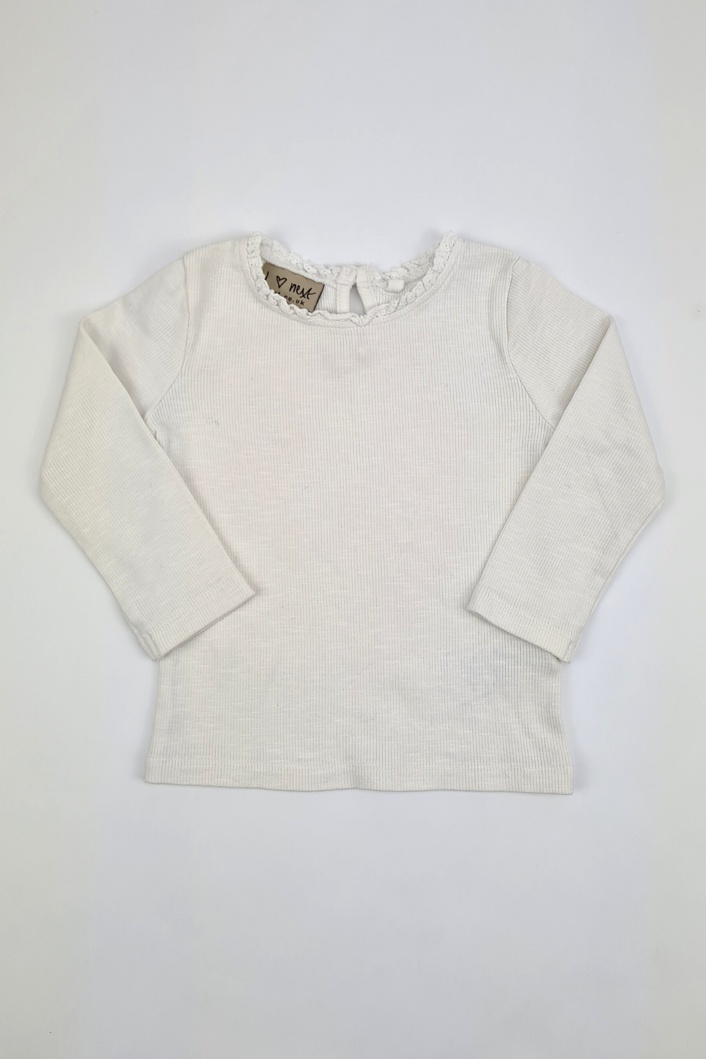 6-9 mois - T-shirt côtelé blanc (Suivant)