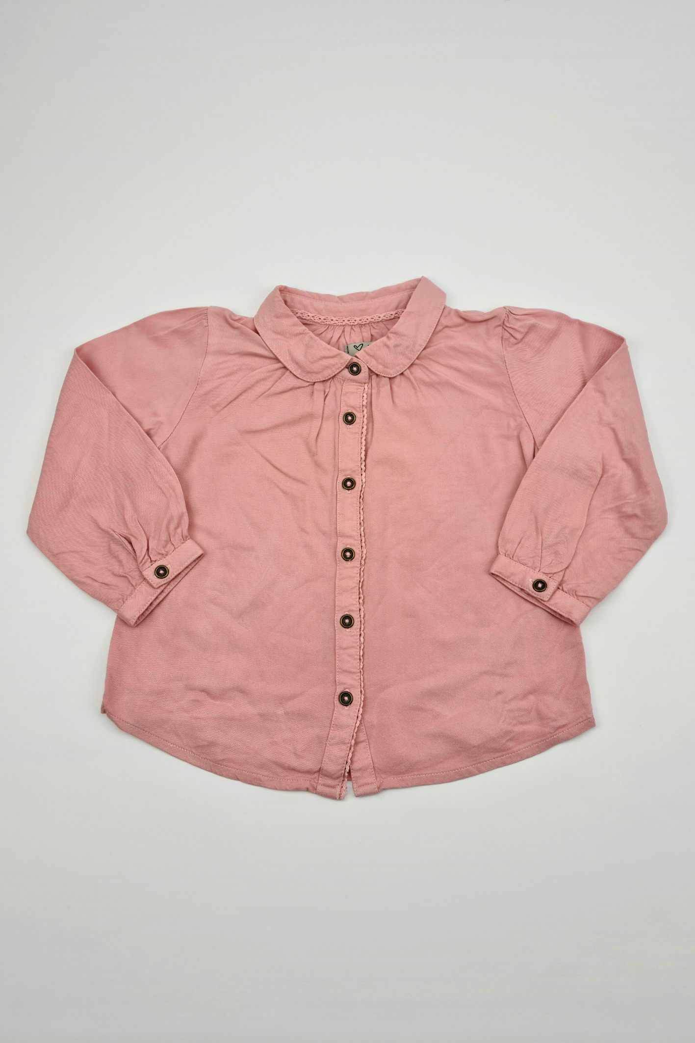 18-24m - 100% Cotton Pink Blouse (Next)