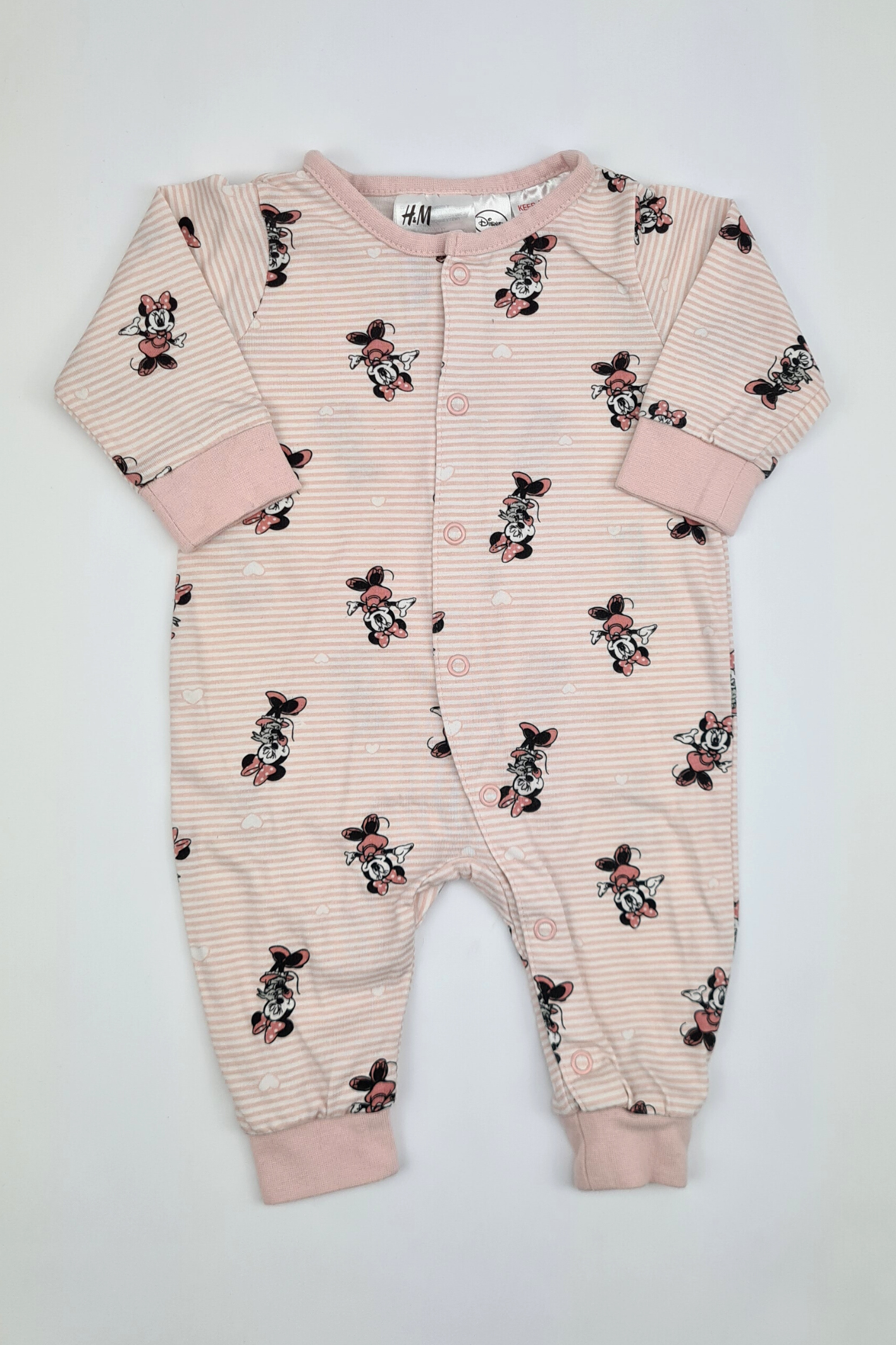 Nouveau-né - Dors bien sans pieds Minnie Mouse 100 % coton (H&M)