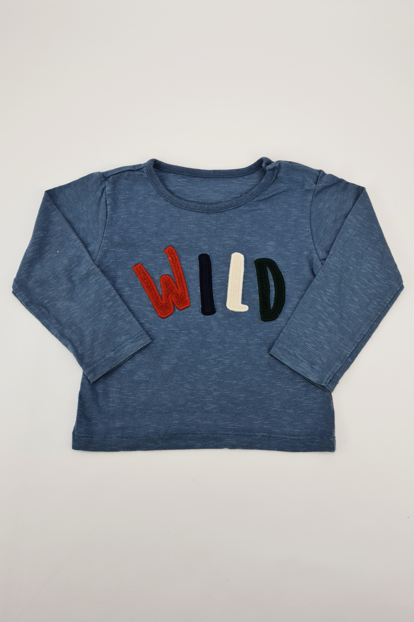 12-18m - 100% Cotton Jungle 'Wild' Longsleeve T-shirt (M&S)