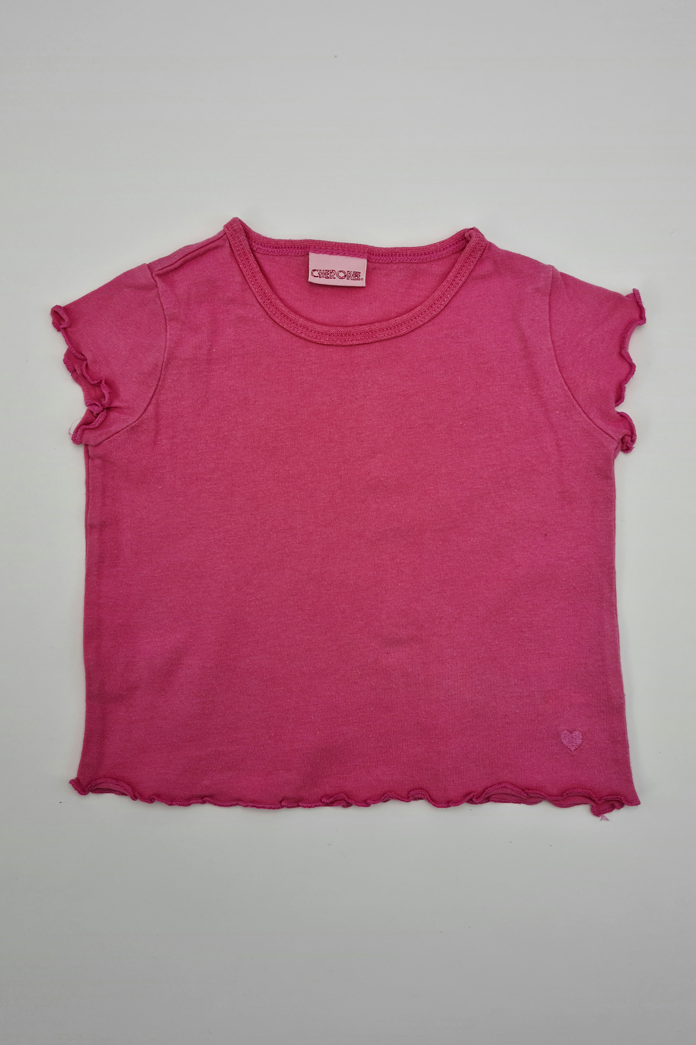 9-12m - Pink Shortsleeve Top (Cherokee)