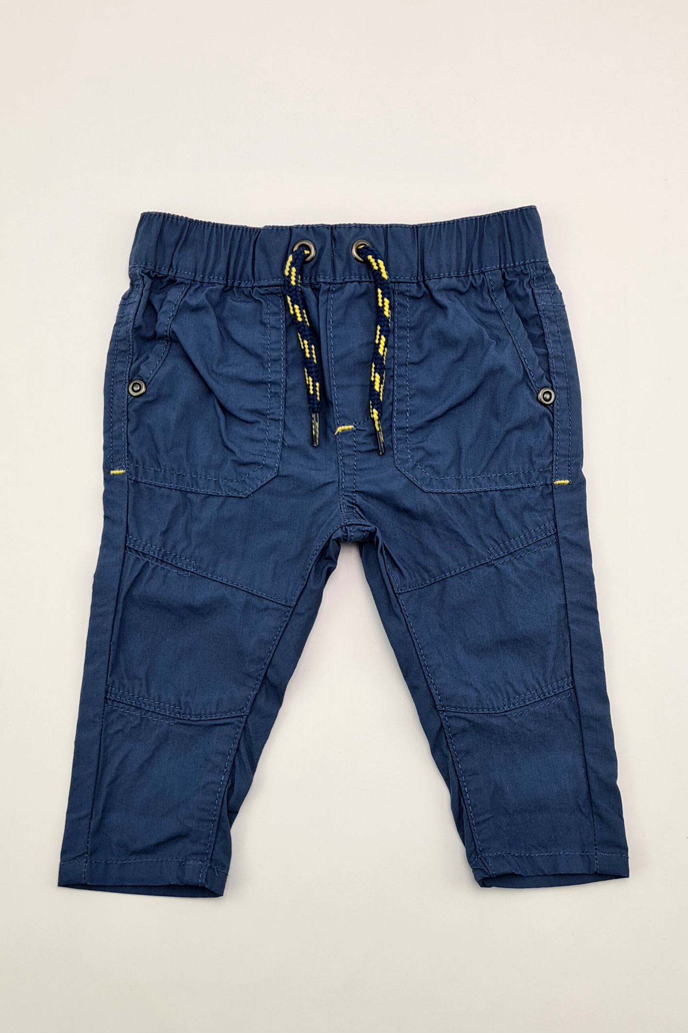 0-3m - Pantalon Bleu 100% Coton (M&Co.)
