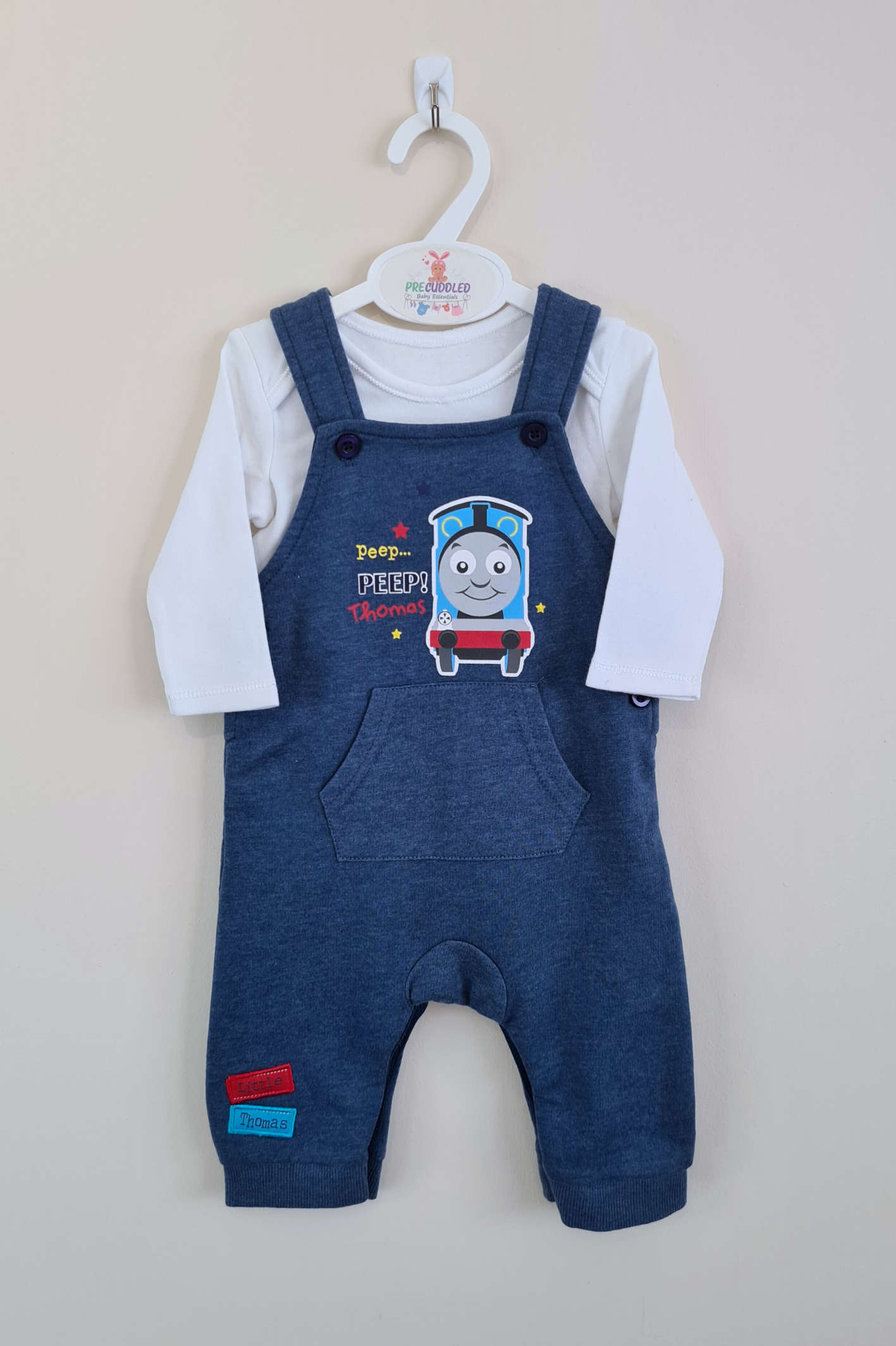 3-6m - Thomas The Tank Engine Dungaree Set (Character.com)