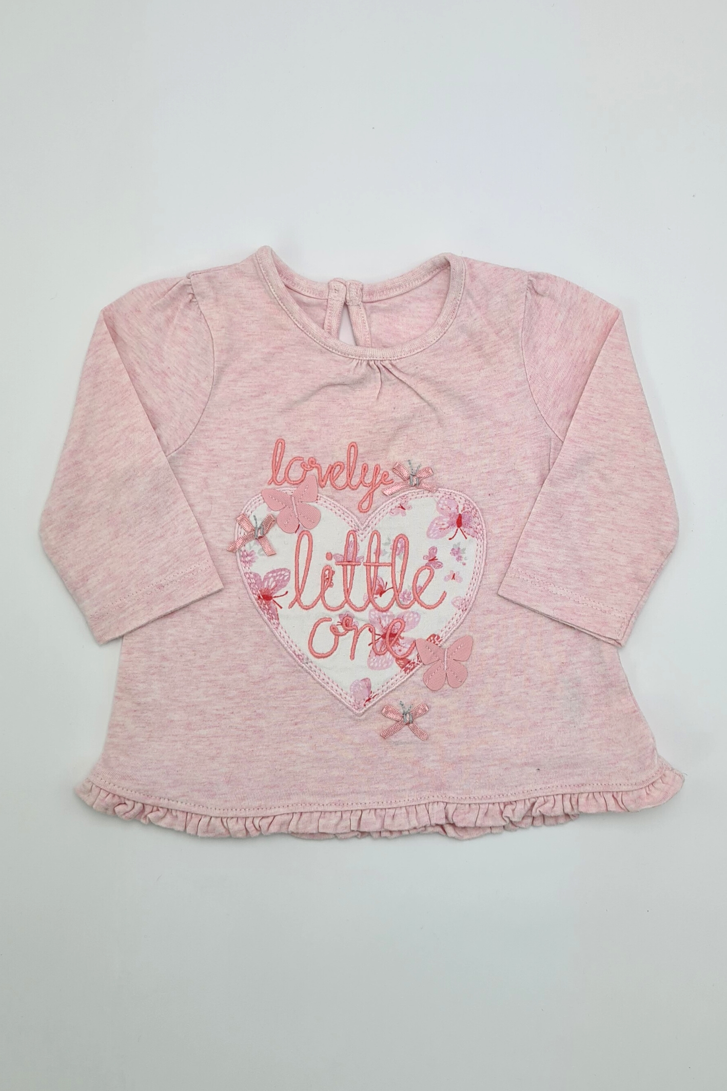 0-3m - 'Lovely Little One' Top (George)