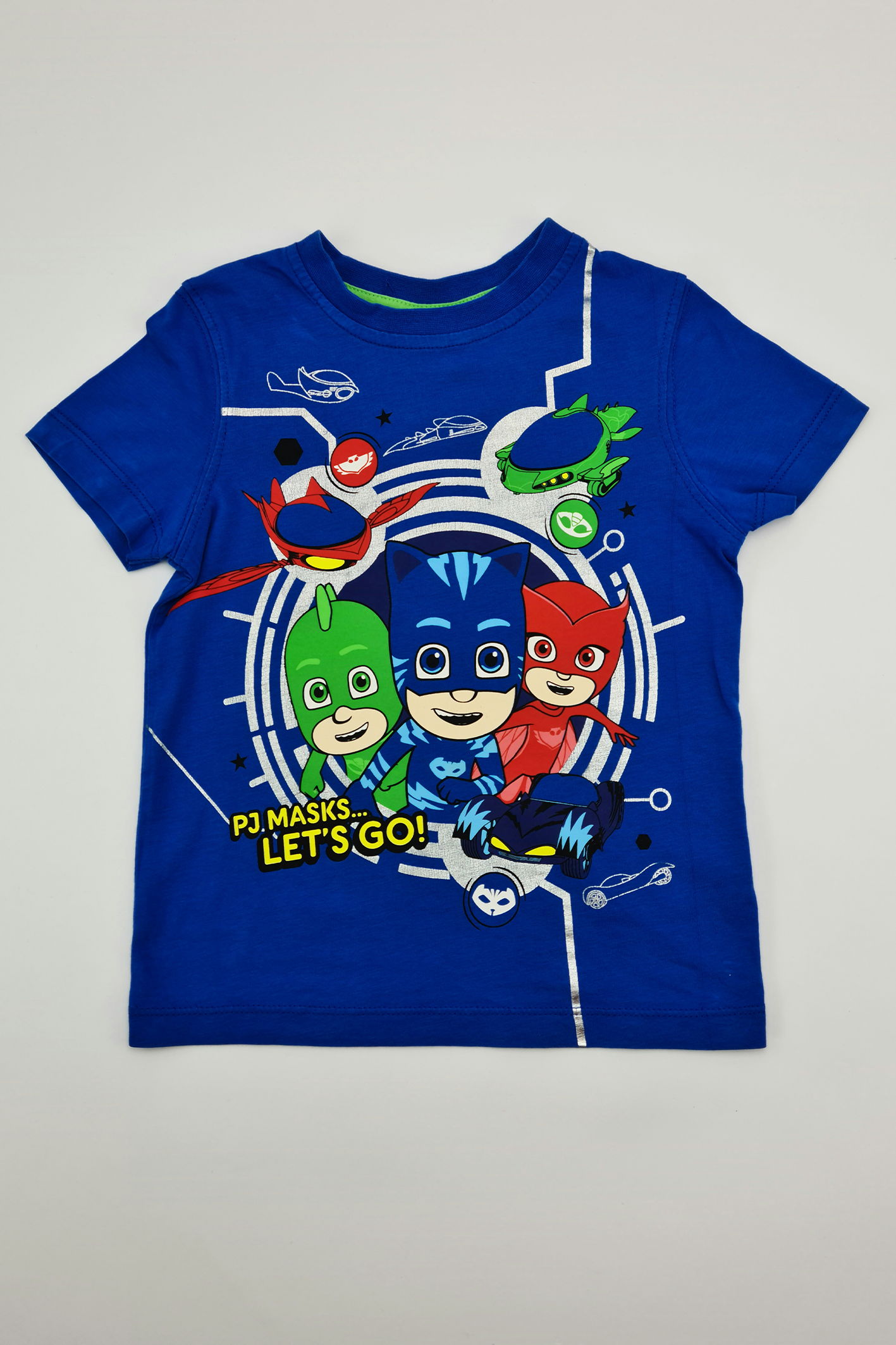 18–24 Monate – Blaues PJ Masks-T-Shirt aus 100 % Baumwolle (George)