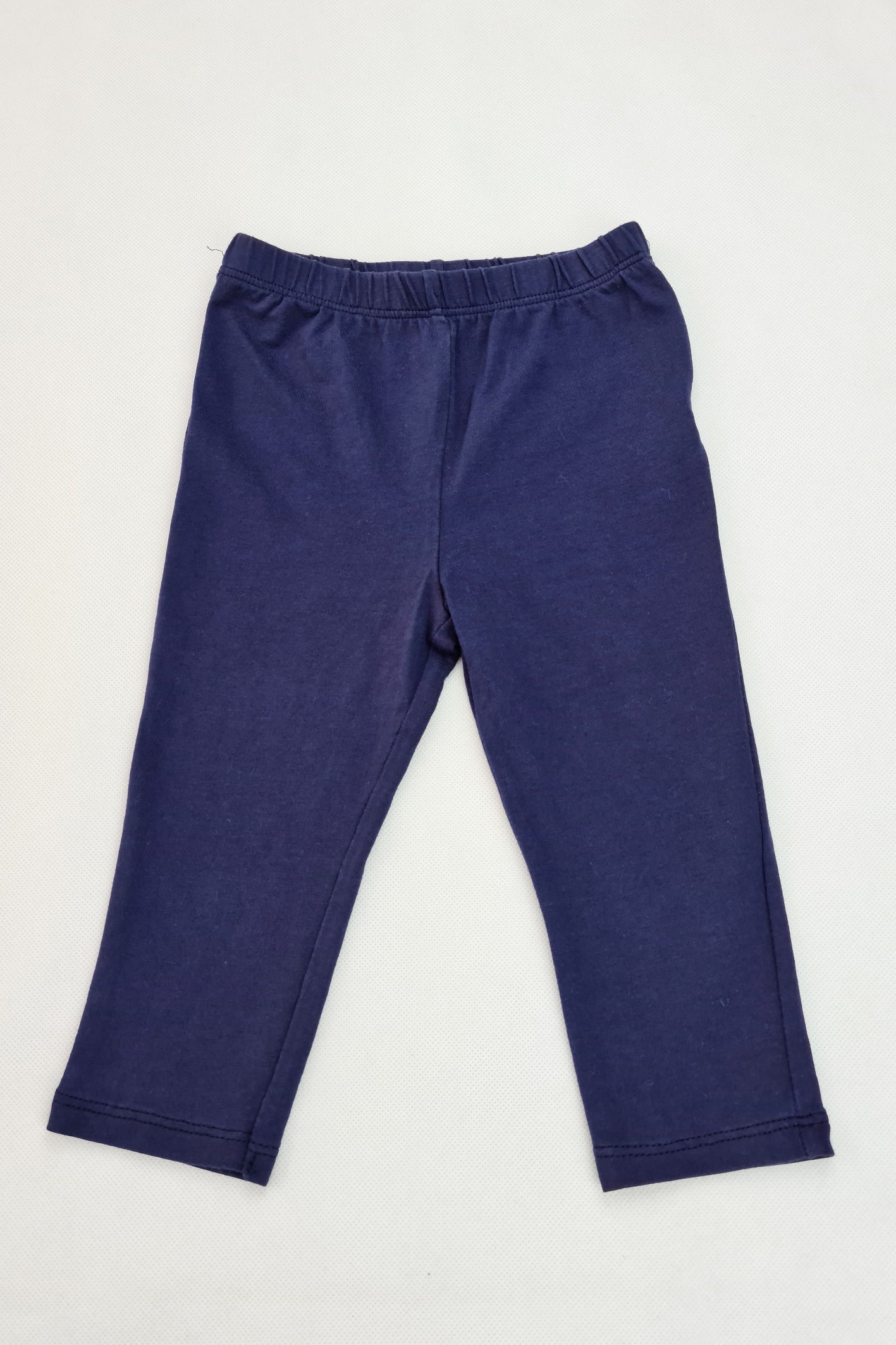 9-12m - 100% Cotton Dark Blue Leggings(Matalan)