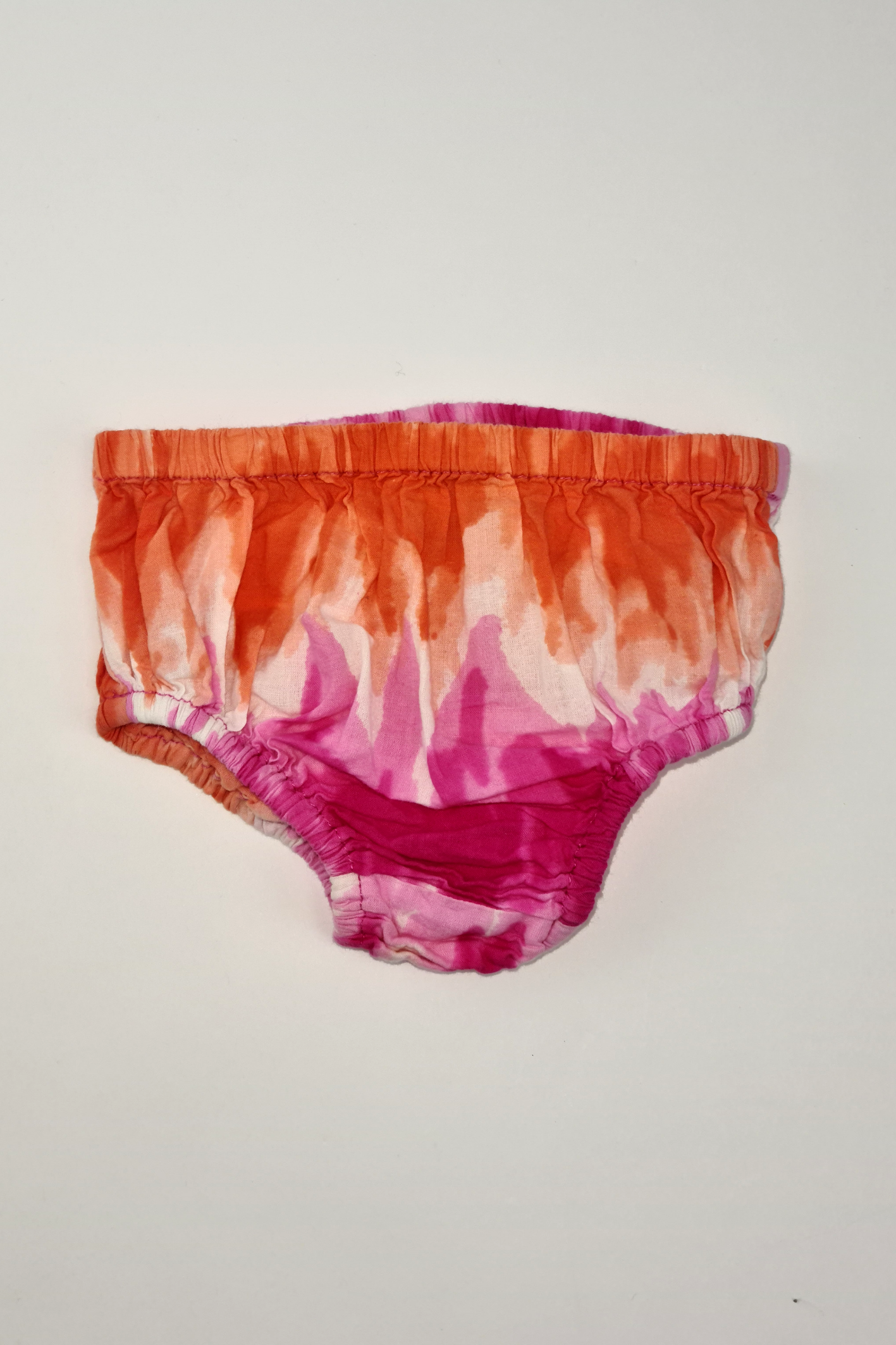 0-3 mois - Robe d'été tie-dye et bloomer assorti