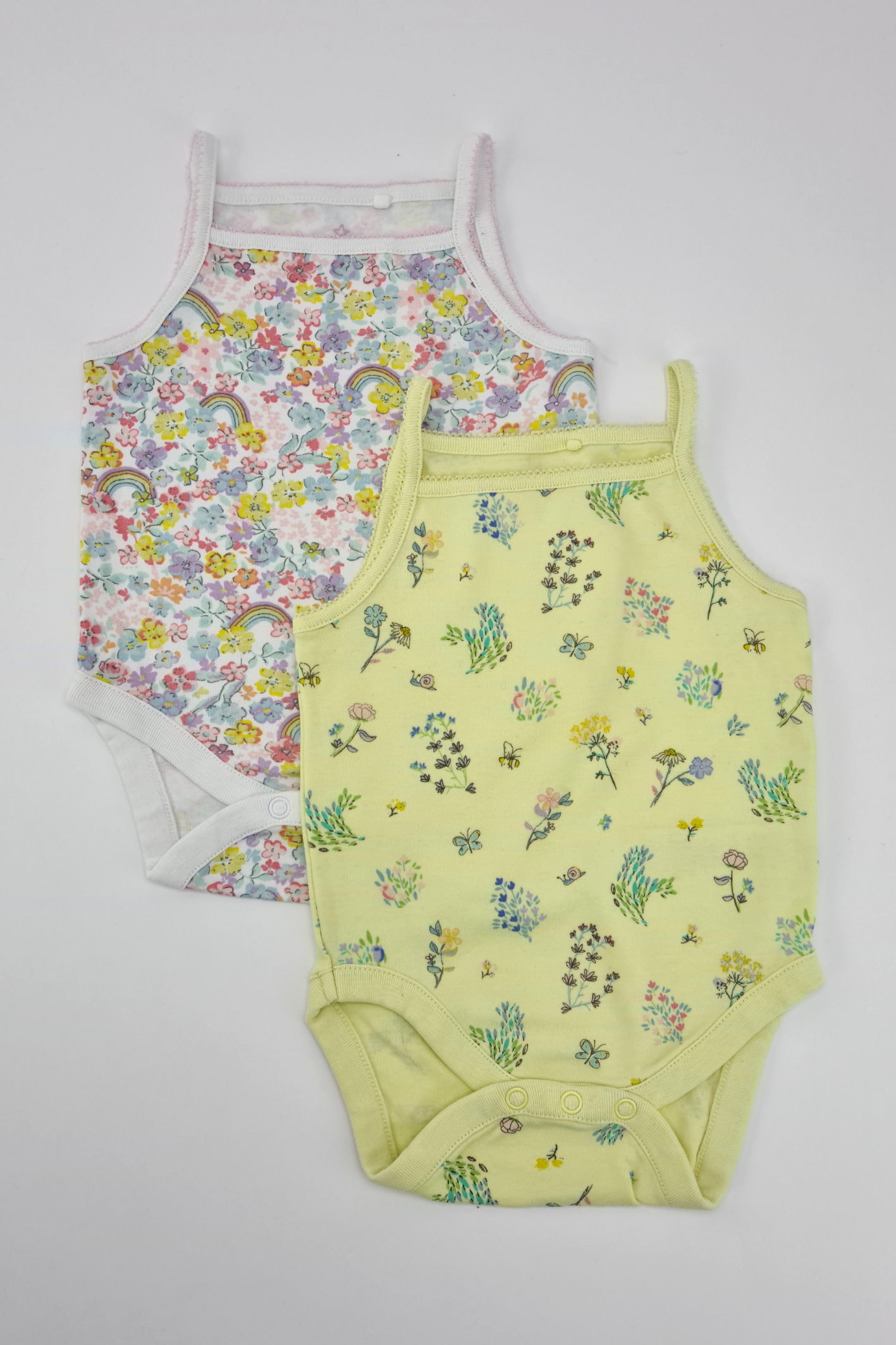 3-6 mois - Ensemble body imprimé floral