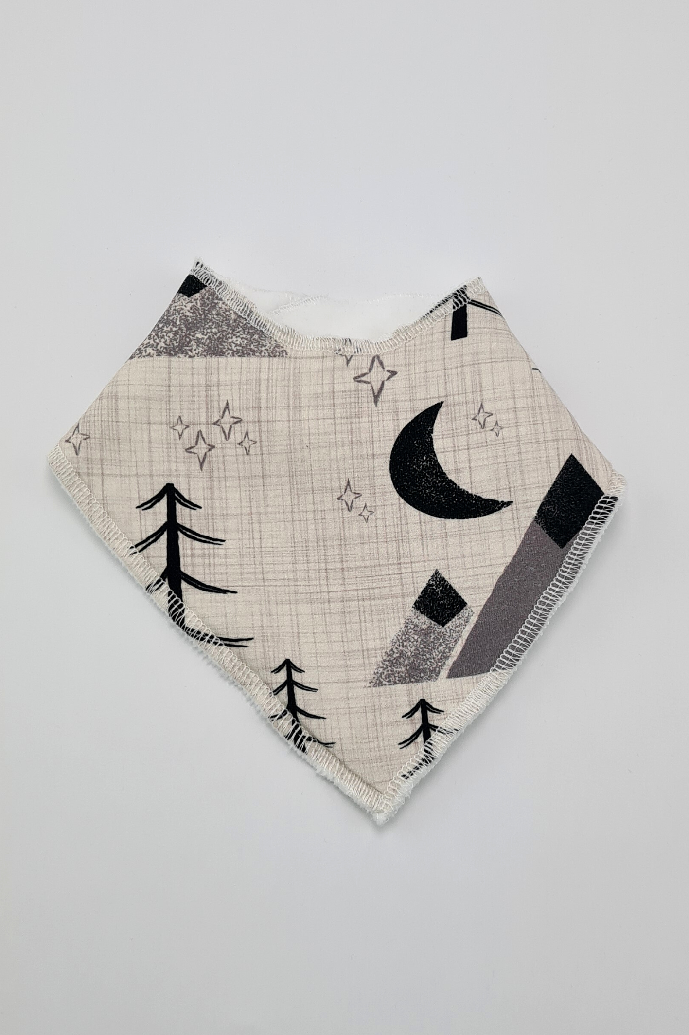 0-6m - Handmade Fleece Lined Bandana Bib (Taffy Tots Clothing