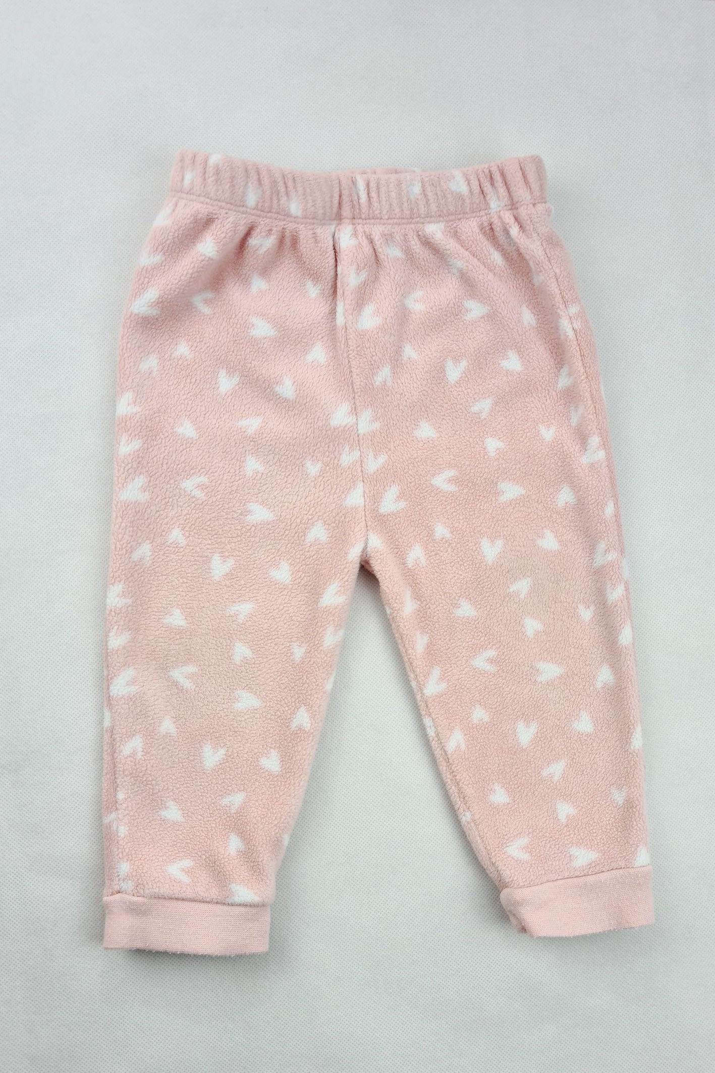 9-12m - Little Hearts Pyjama Bottoms