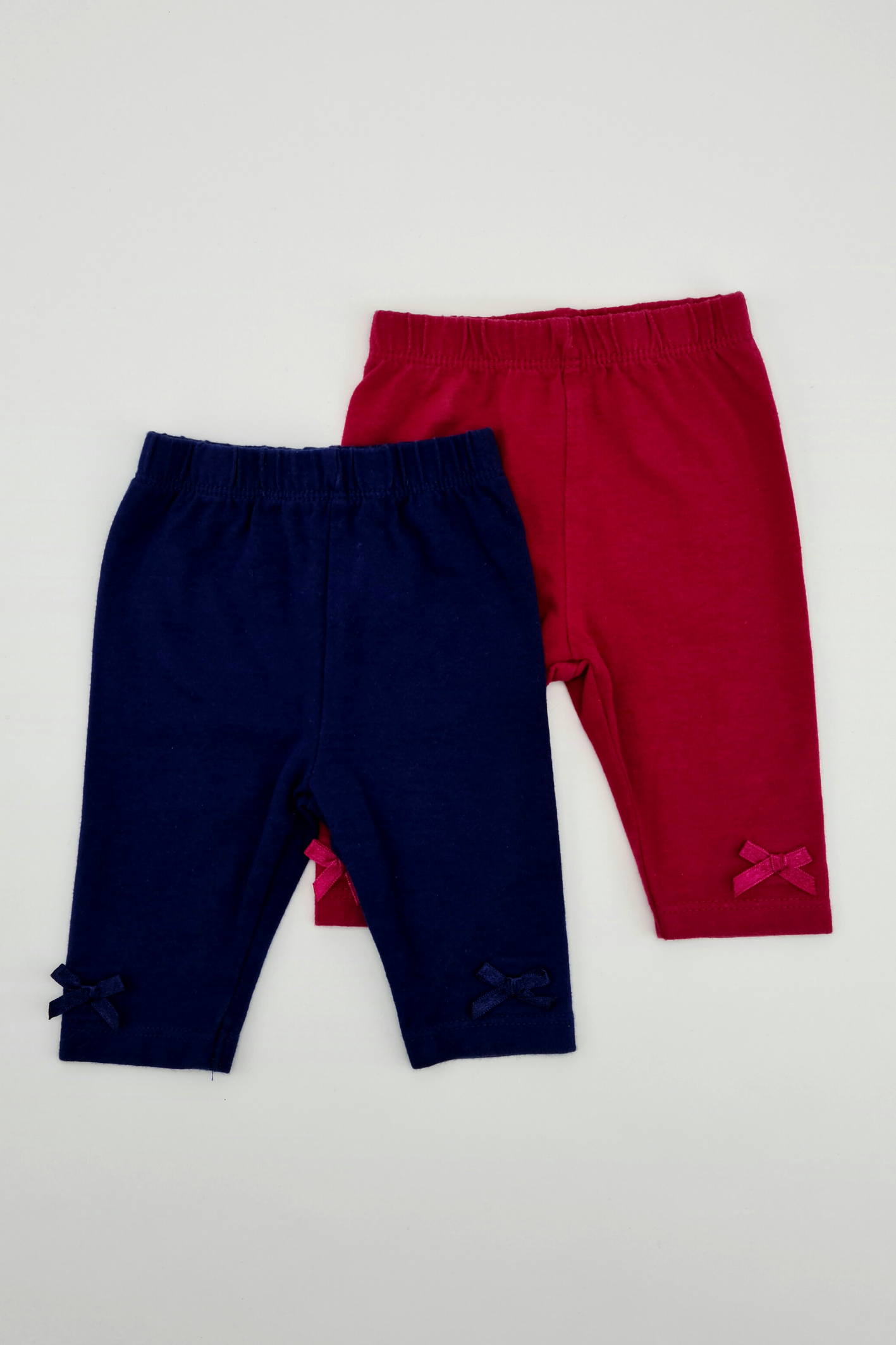 First Size (9lbs) - Navy & Burgundy Leggings (George)