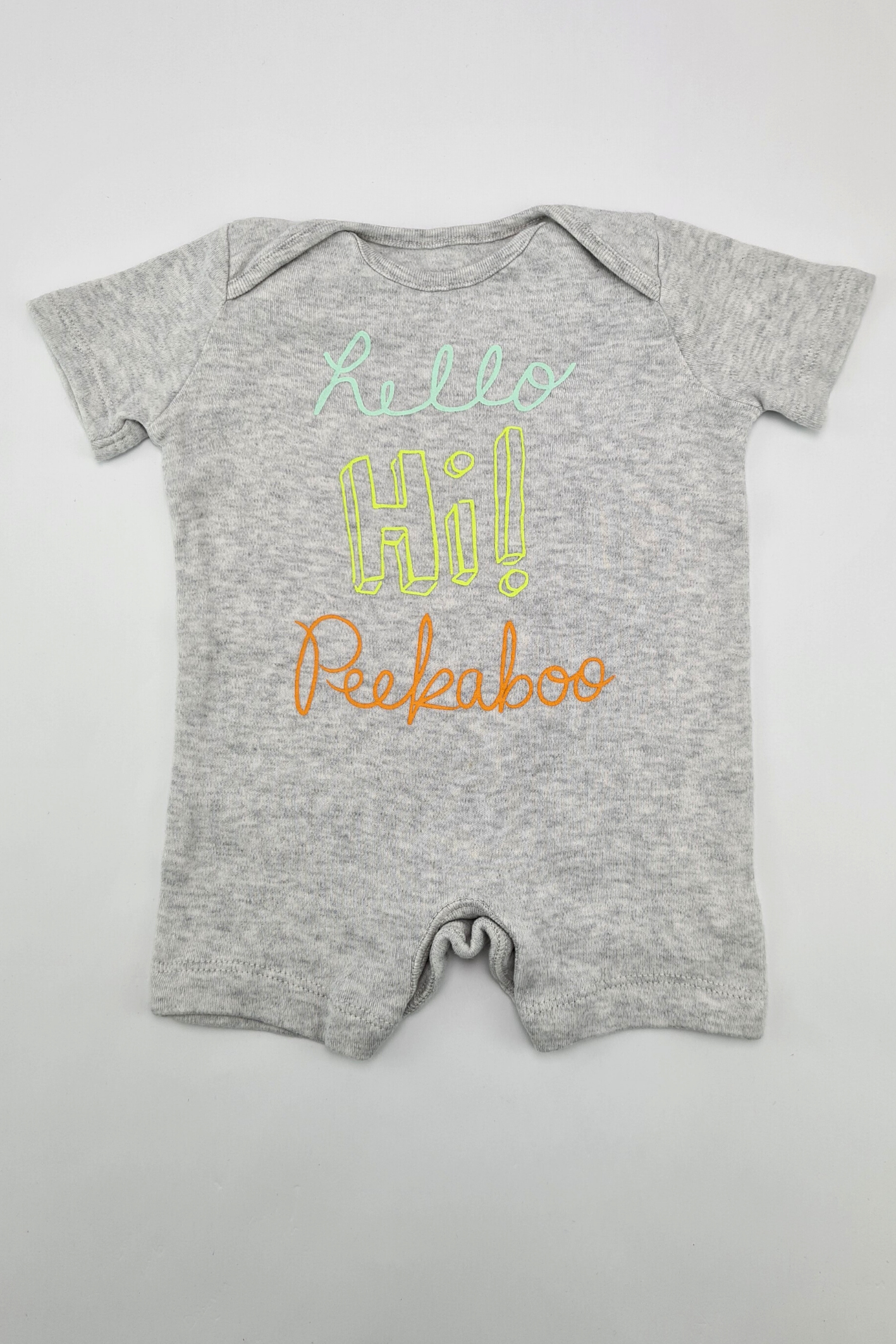 1m (10lbs) - 'Hello Hi! Peekaboo' Romper (F&F)