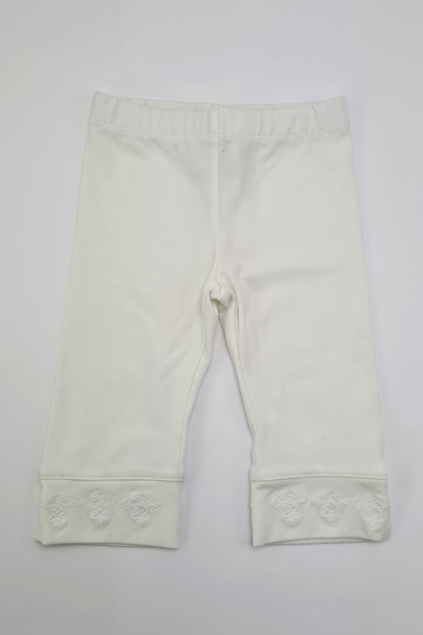 12-18 mois - Legging 3/4 blanc