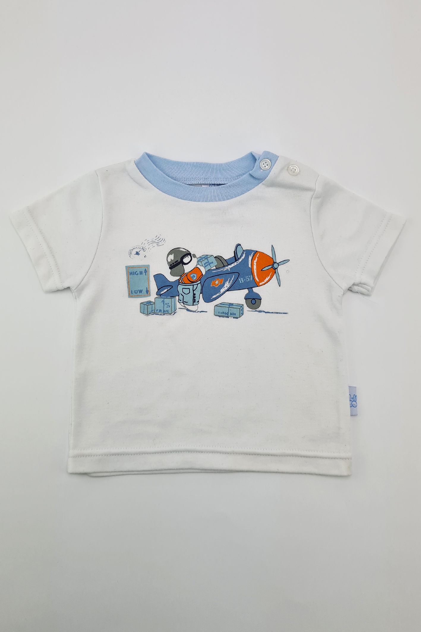 3-6m - Ready To Fly T-shirt (Mini Chic)