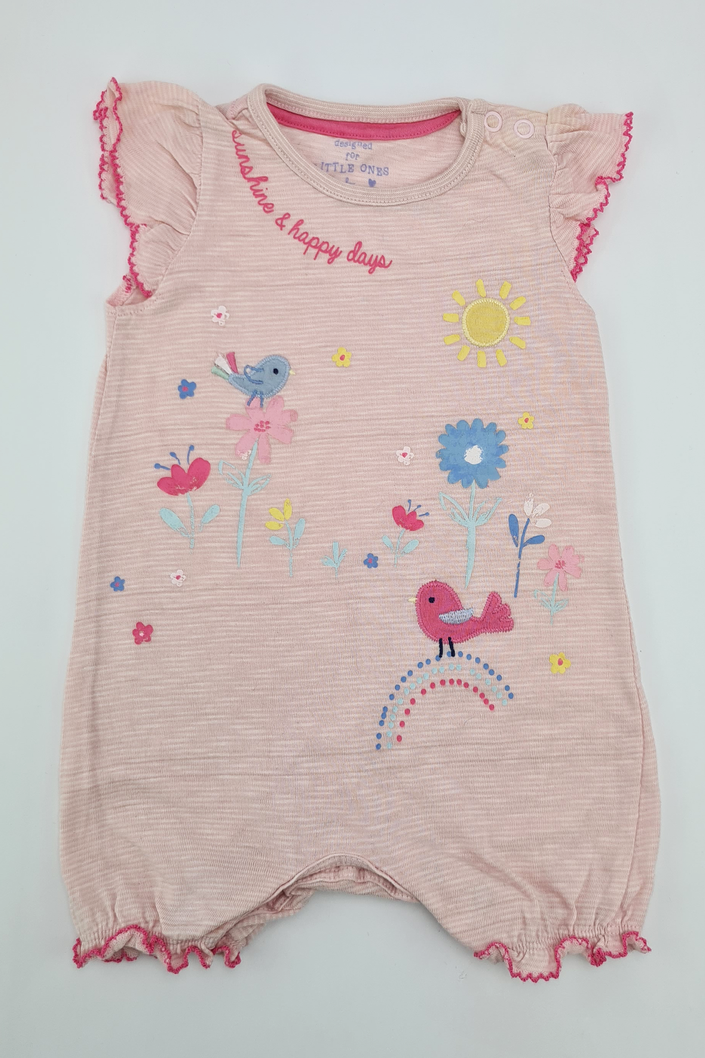 3-6 mois - Barboteuse 'Sunshine & Happy Days' (F&F)