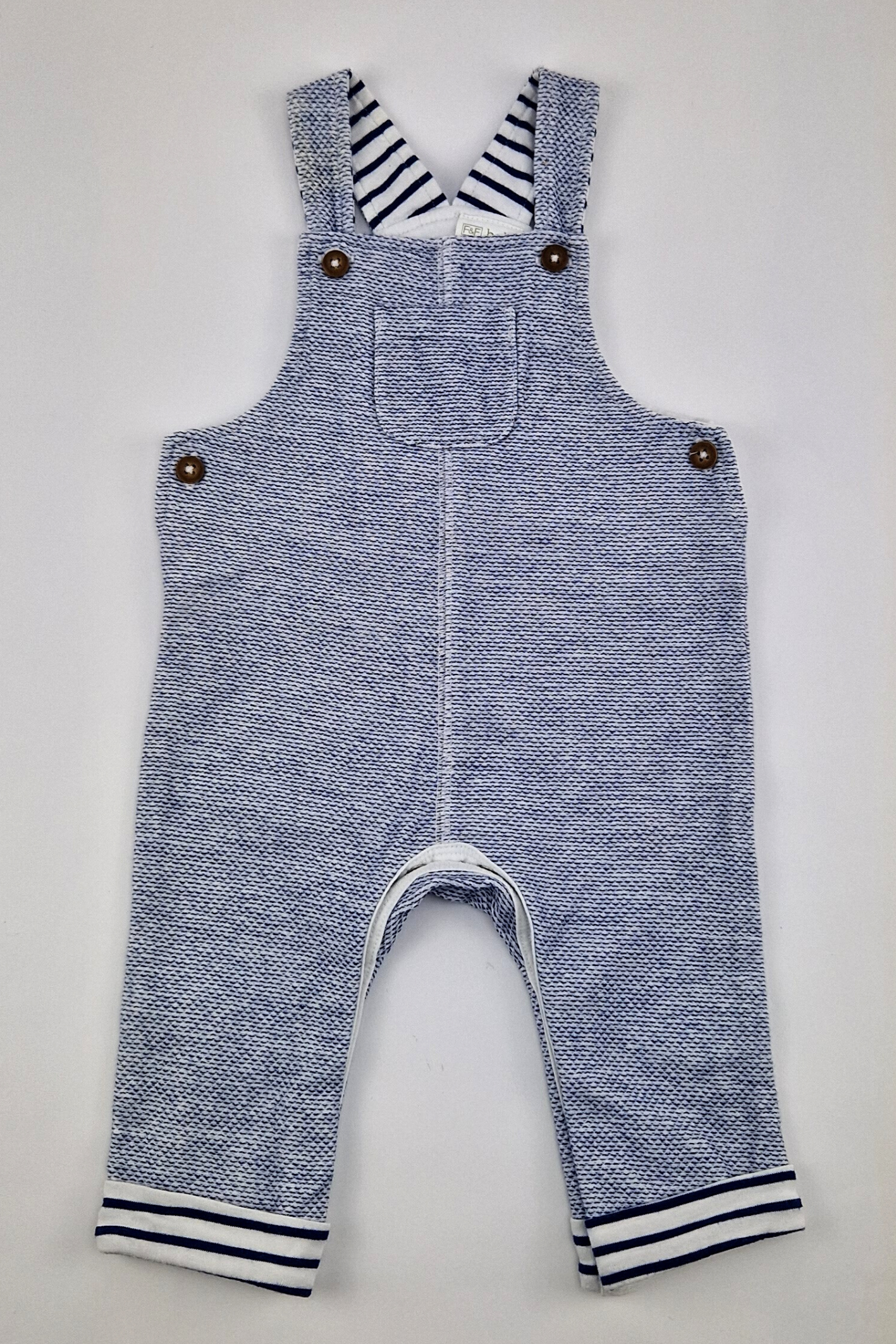 3-6m - Salopette Bleue (F&F)