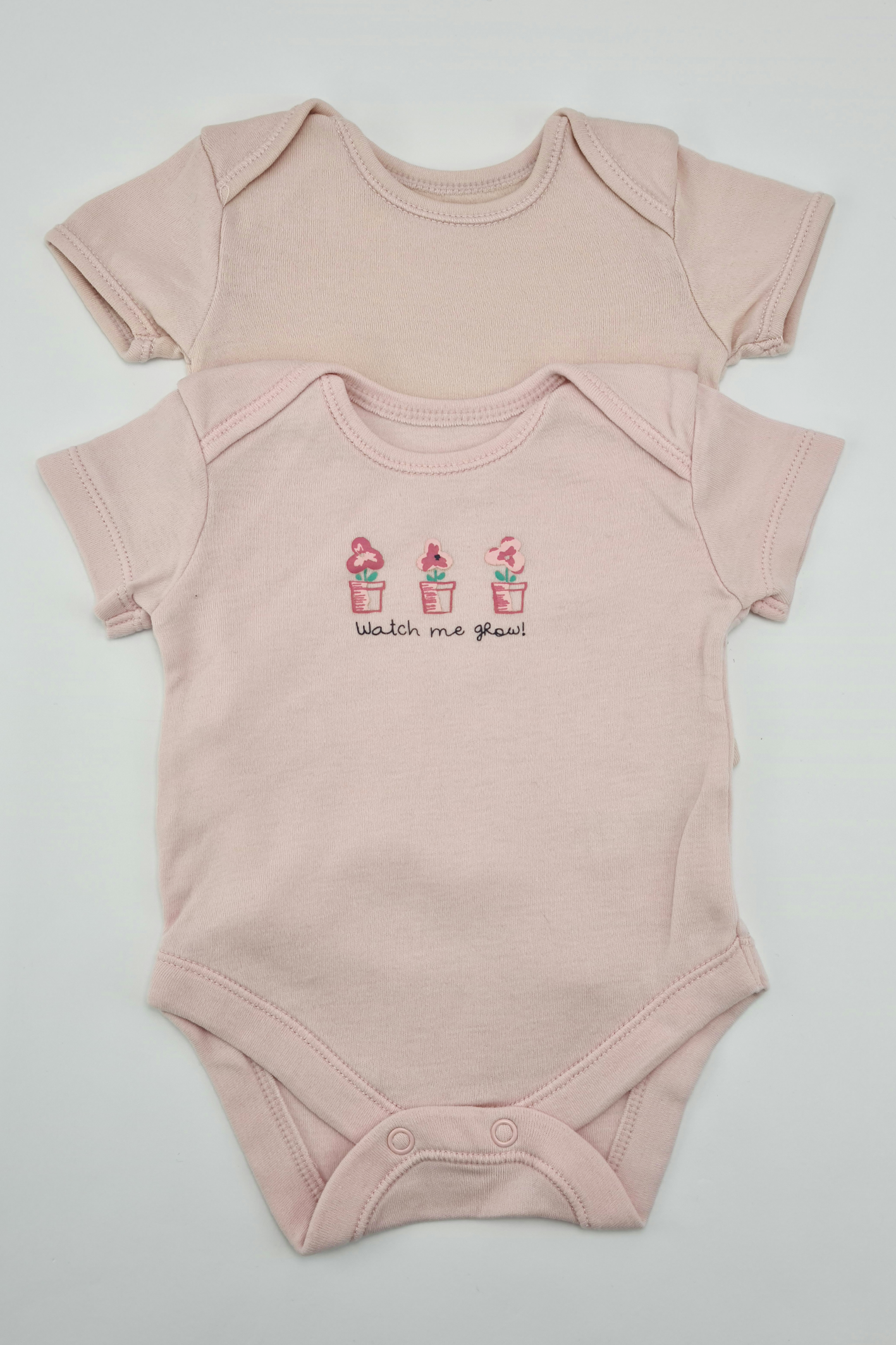 0-3 mois - Ensemble body « Watch Me Grow » (George). 100% Coton.