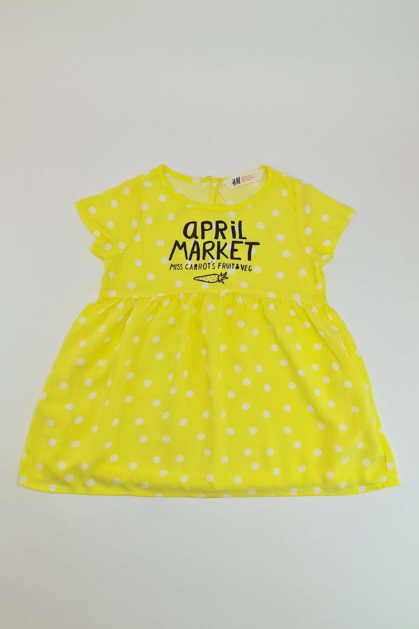 Polka Dots Yellow Dress - Precuddled.com