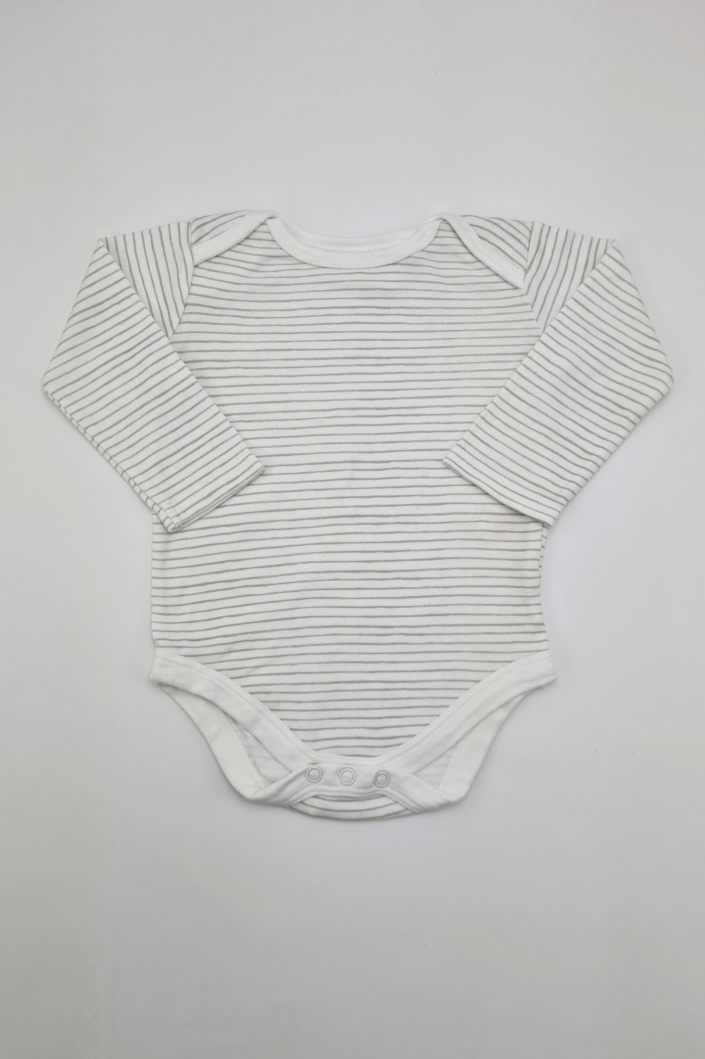 3-6 mois - Body rayé à manches longues