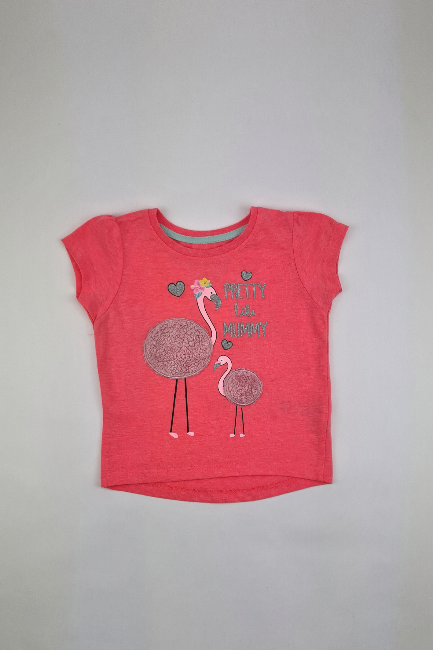 12-18 mois - Haut rose 'Pretty Like Mummy'