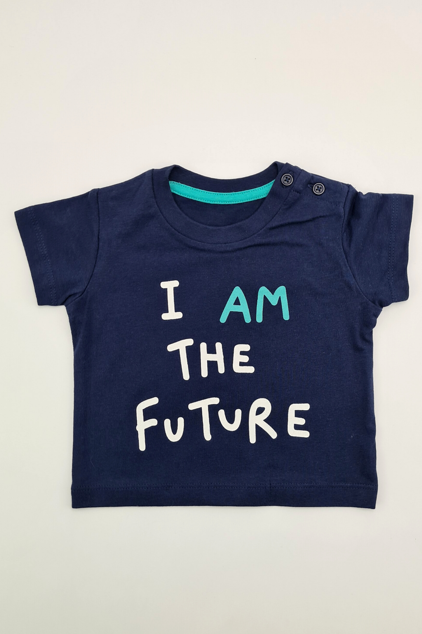 0-3m - T-shirt 100% Coton 'Je Suis Le Futur' (Matalan)