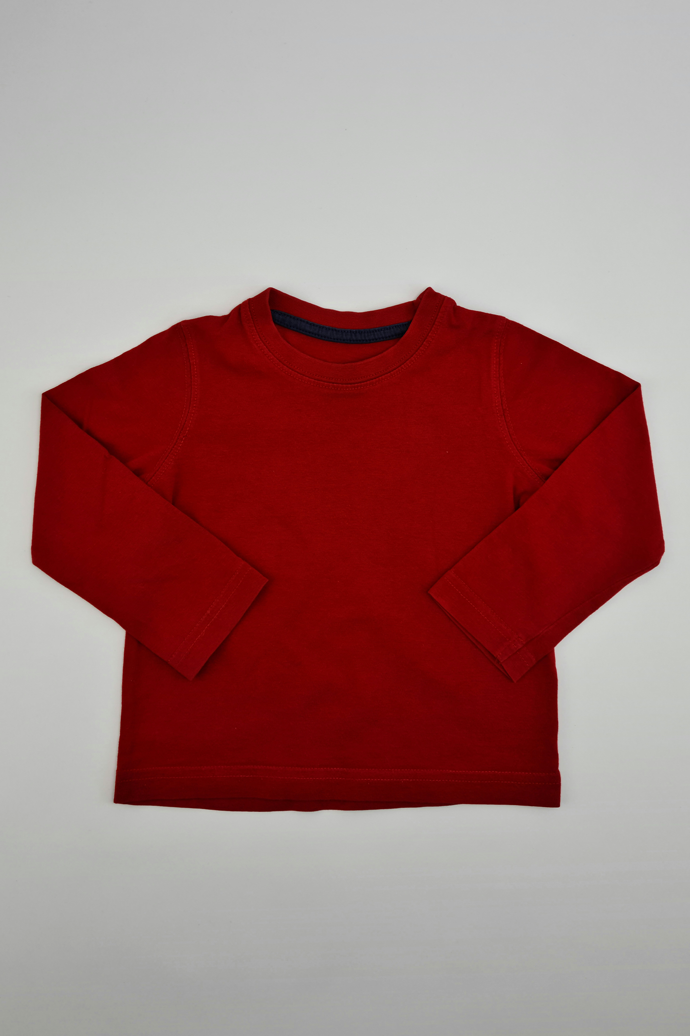 9-12m - Longsleeve Red T-shirt - Precuddled.com