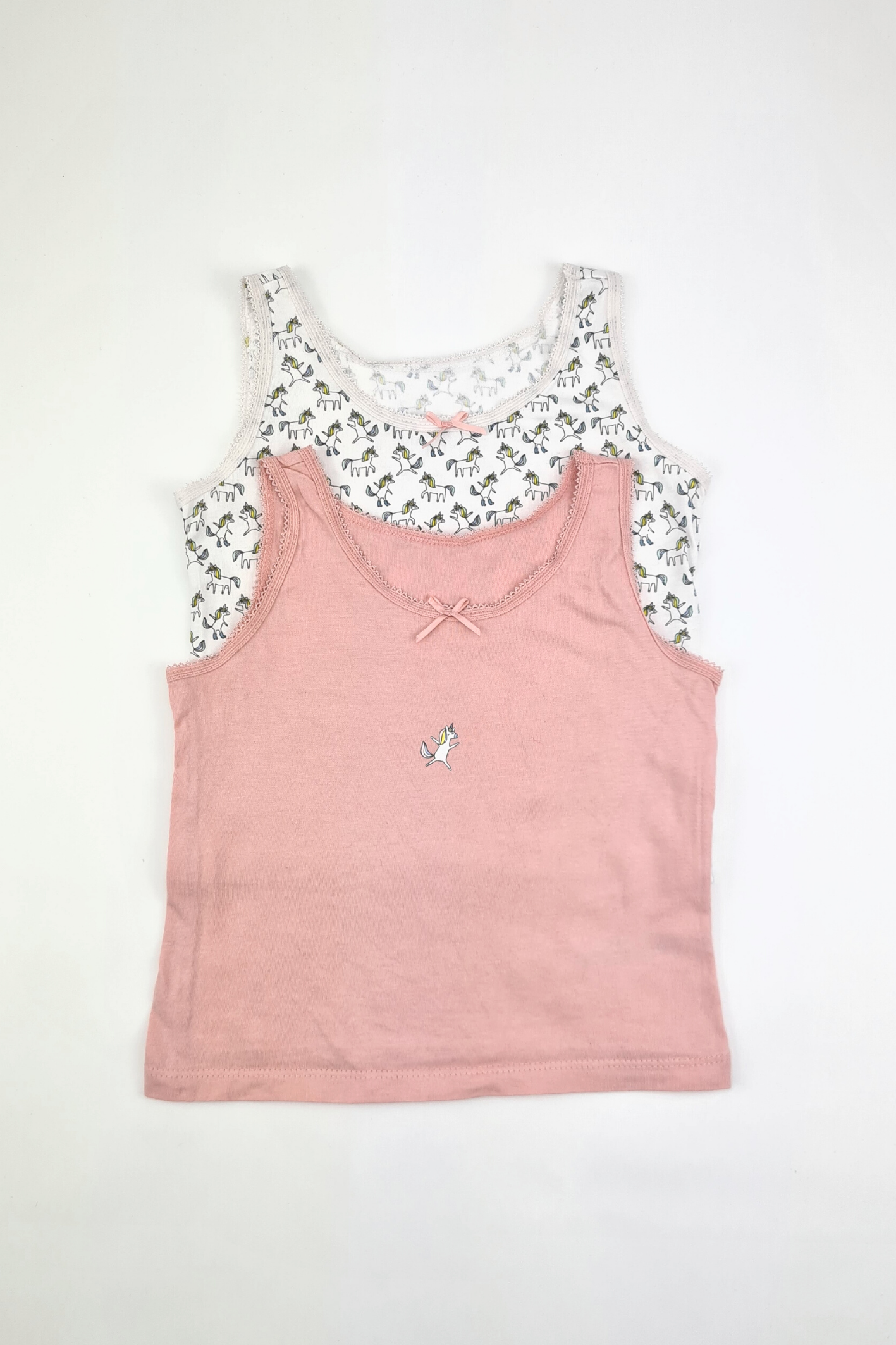 12-18m - Unicorn Print Vest Set (George)