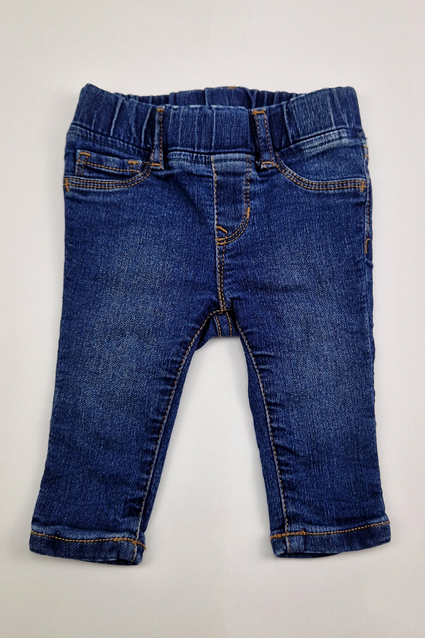 3-6 mois - Jegging Bleu Moyen (Gap)