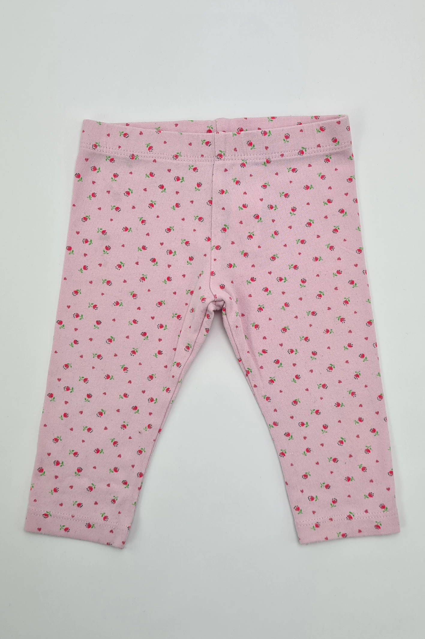 0-3m - Legging Fleur Rose (F&F)