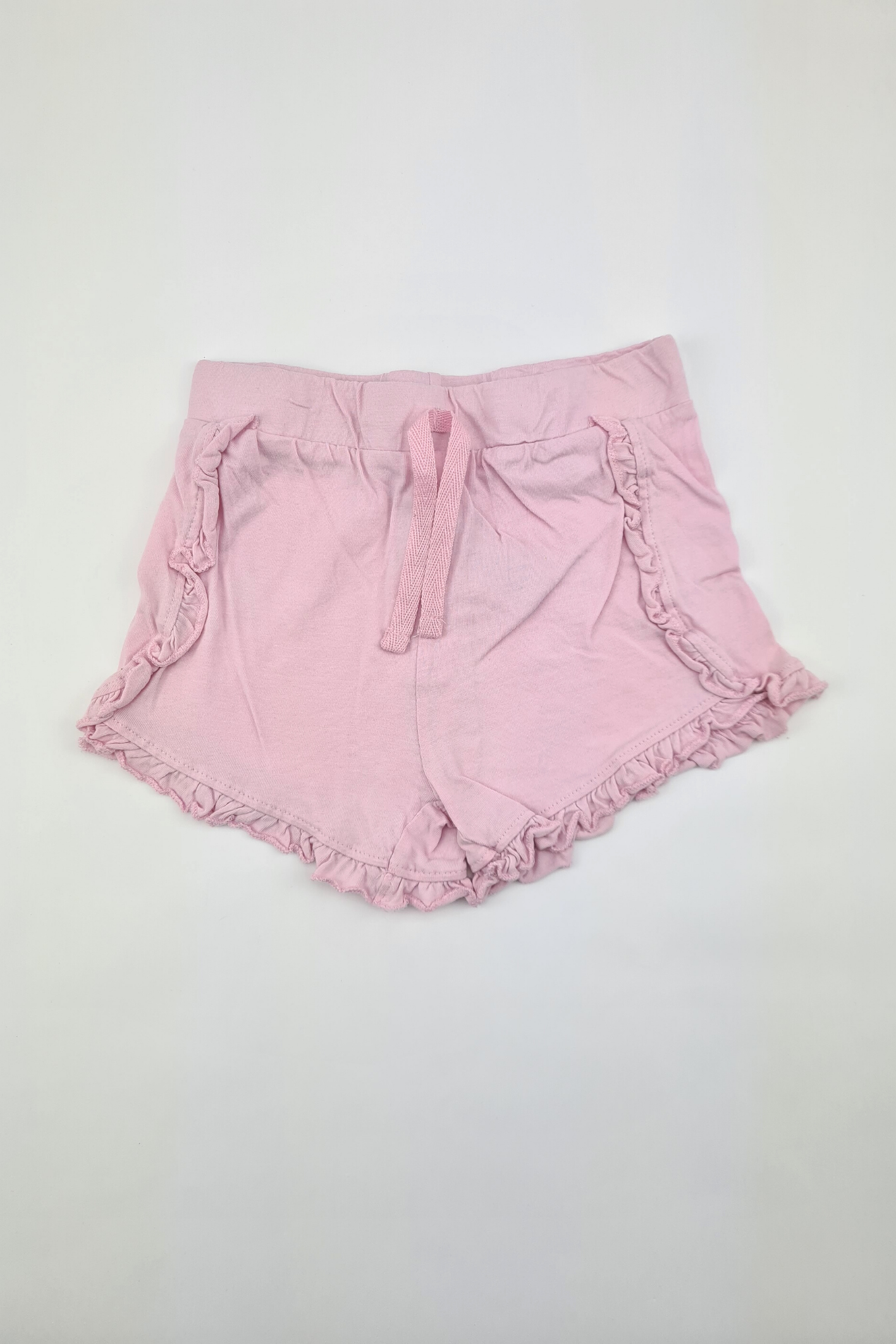 3–4 Jahre – Rüschen-Rosa-Shorts