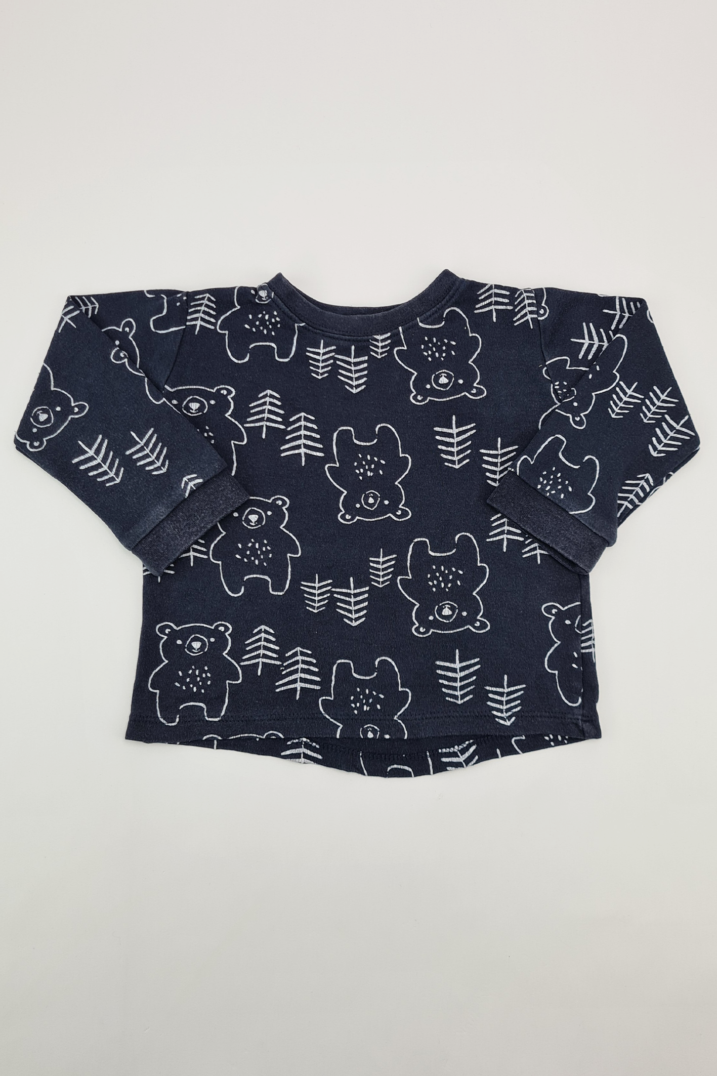 9-12m - Jungle Character Longsleeve T-shirt (George)