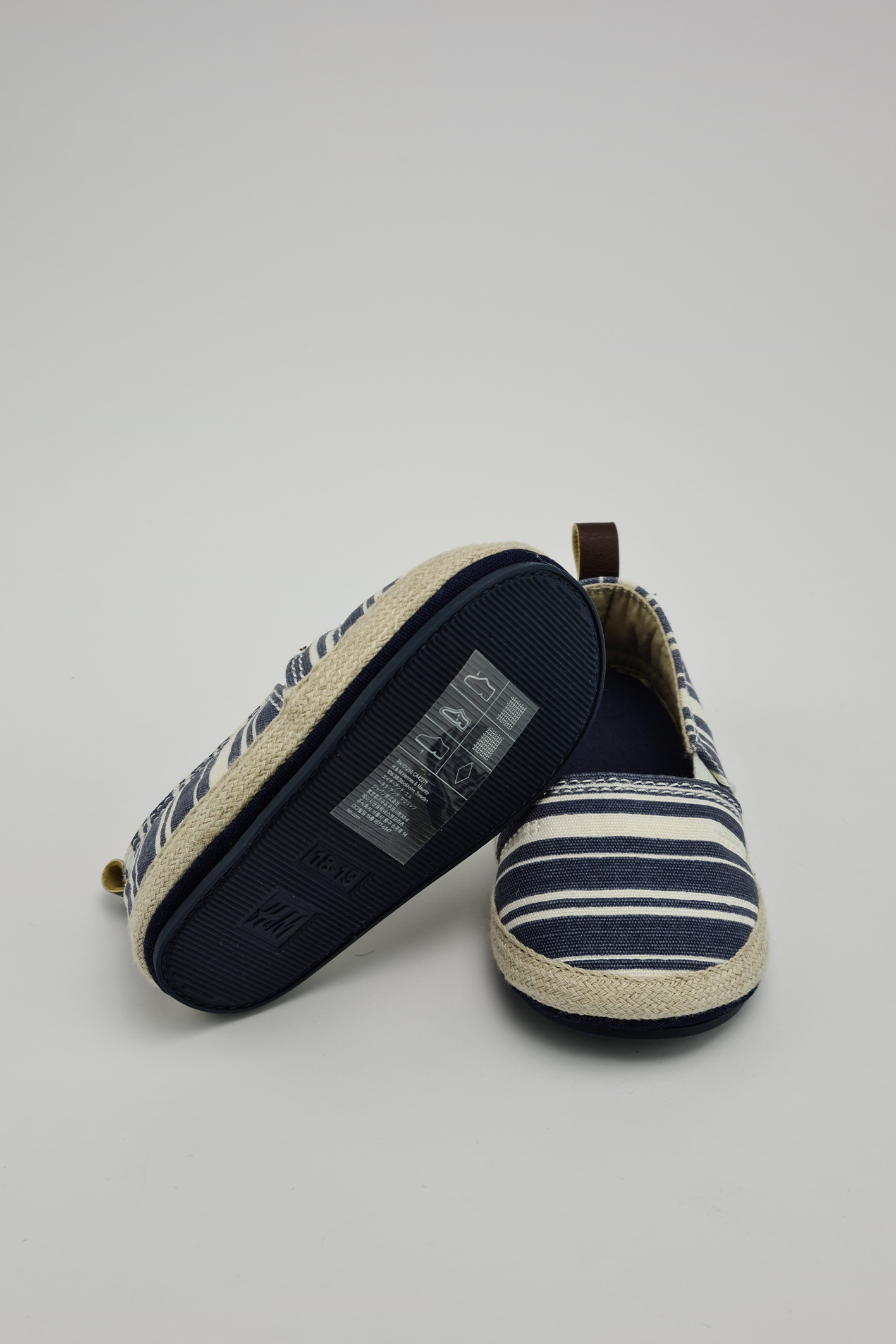 EU 18-19 - Striped Slip-on Trainers - Precuddled.com