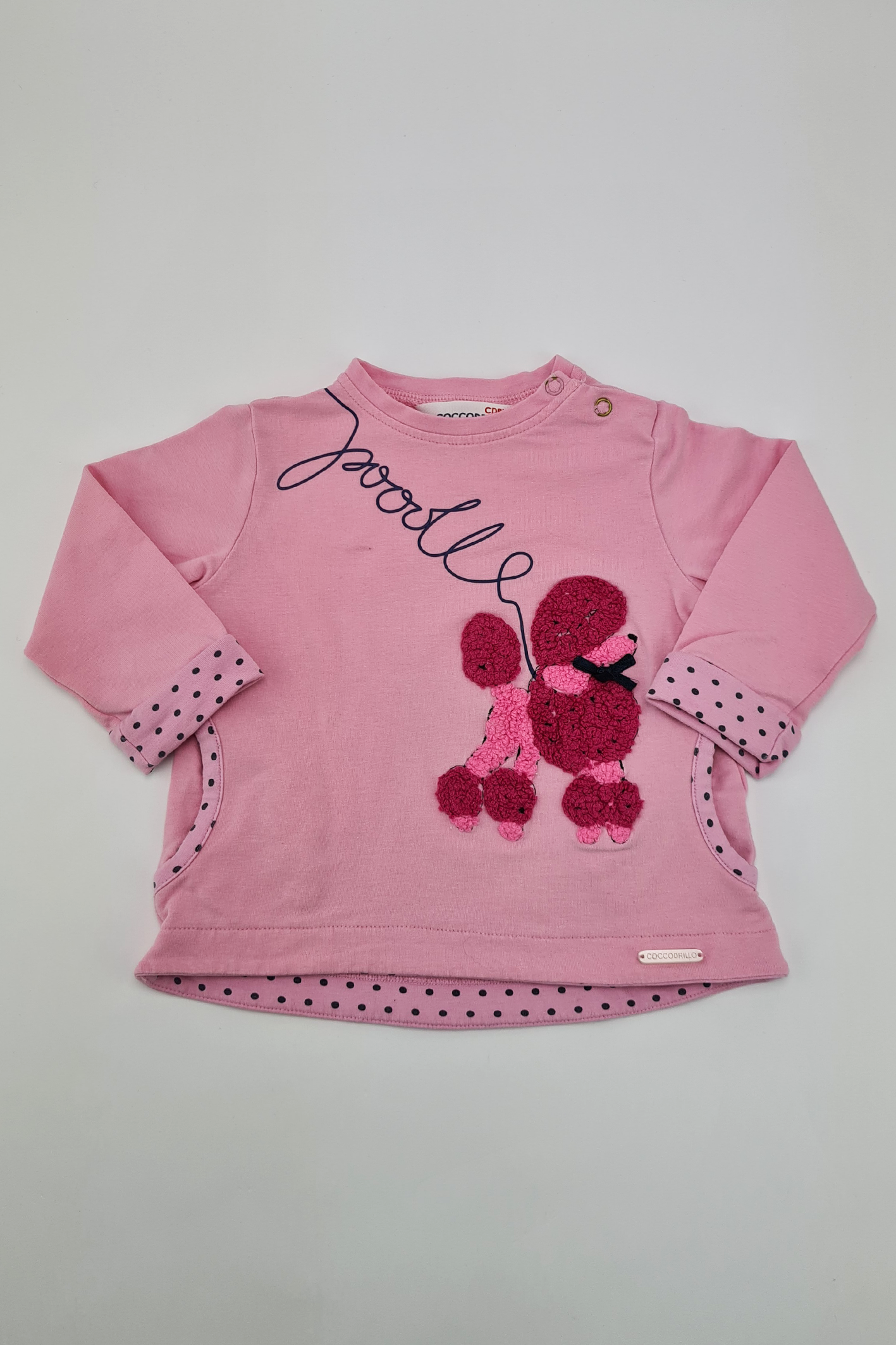 6-9m - Haut caniche rose