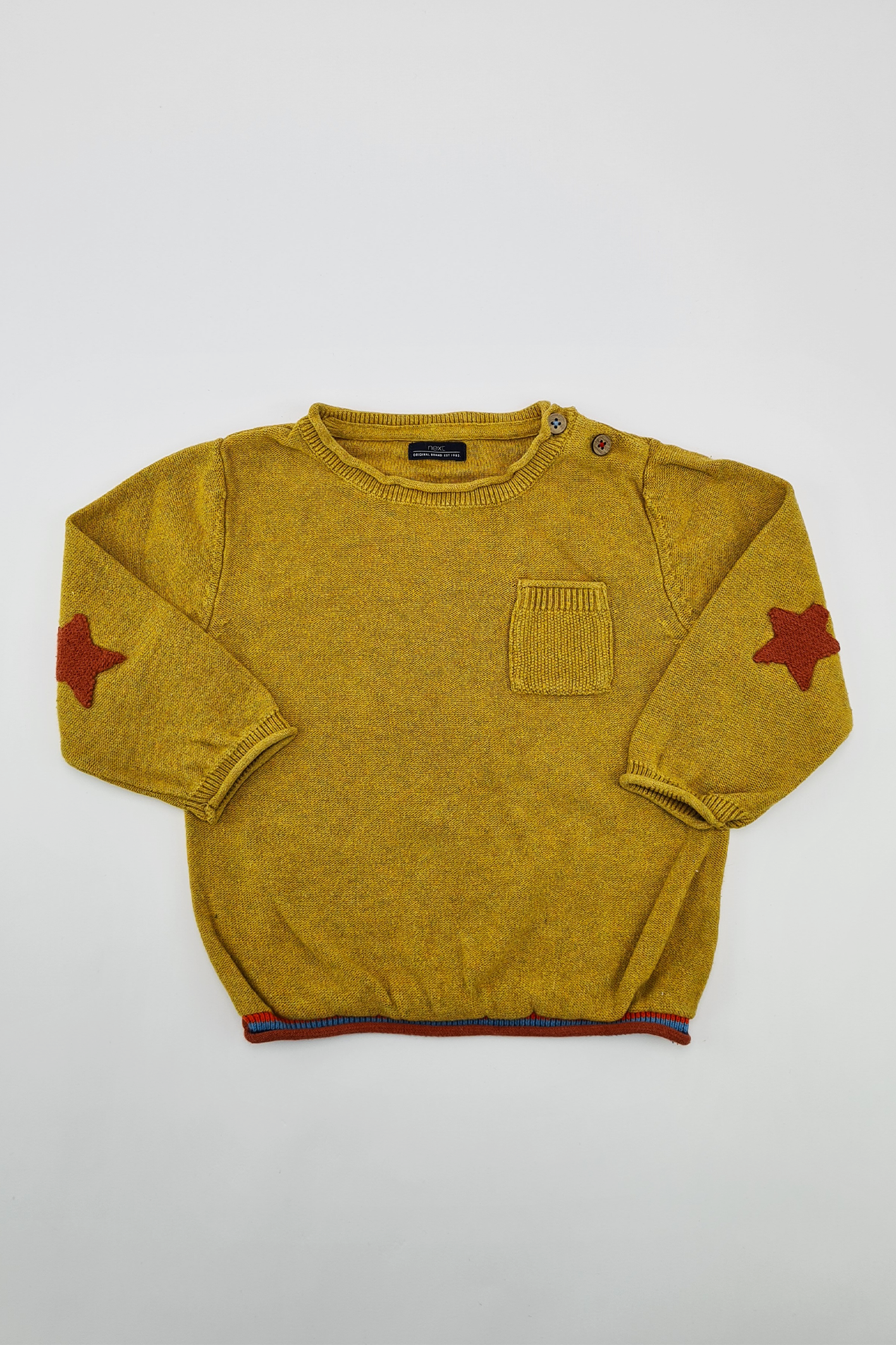 12-18 mois - Pull moutarde (Suivant)