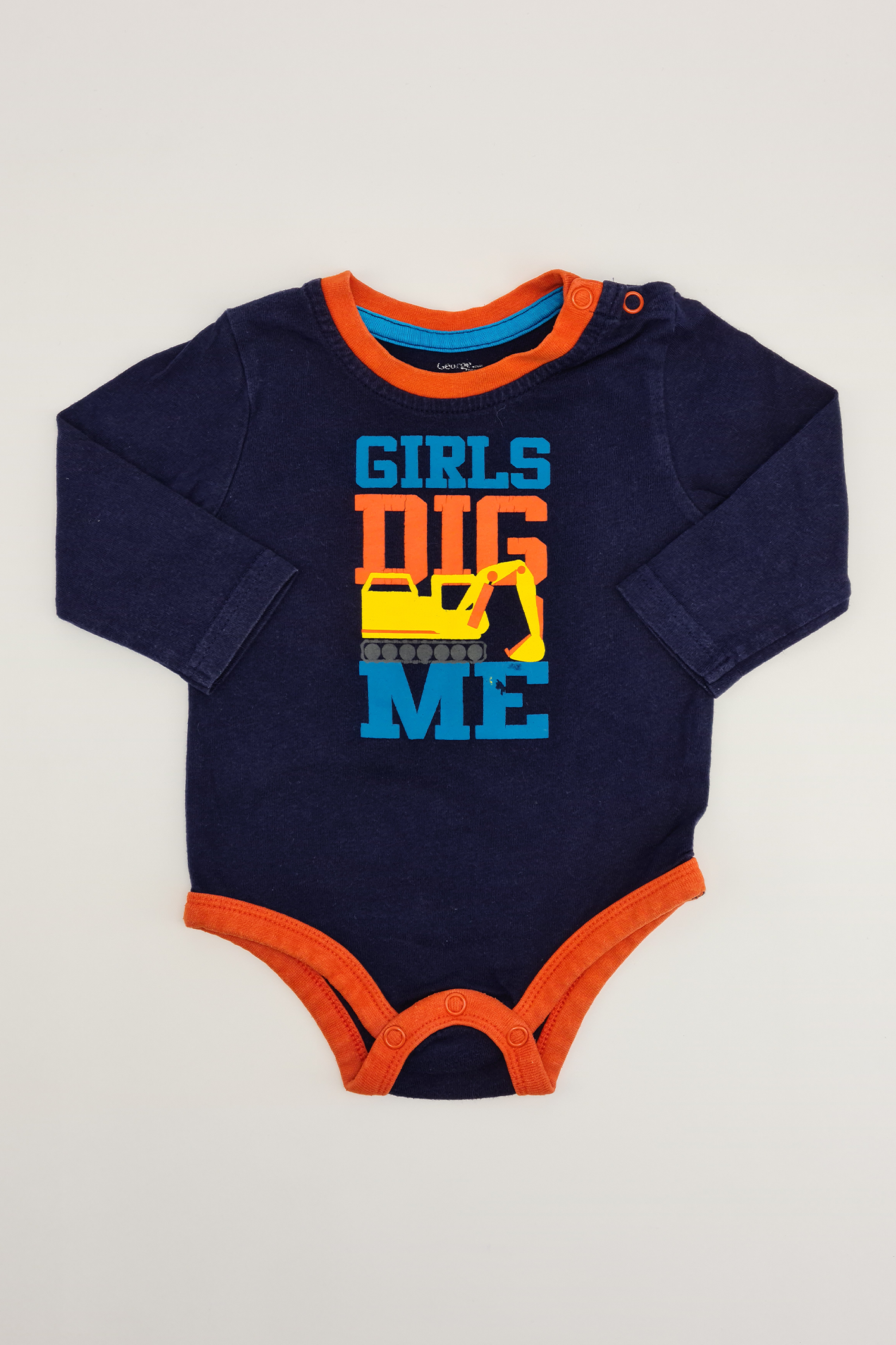 6-9 mois - Body 'Girls Dig Me'