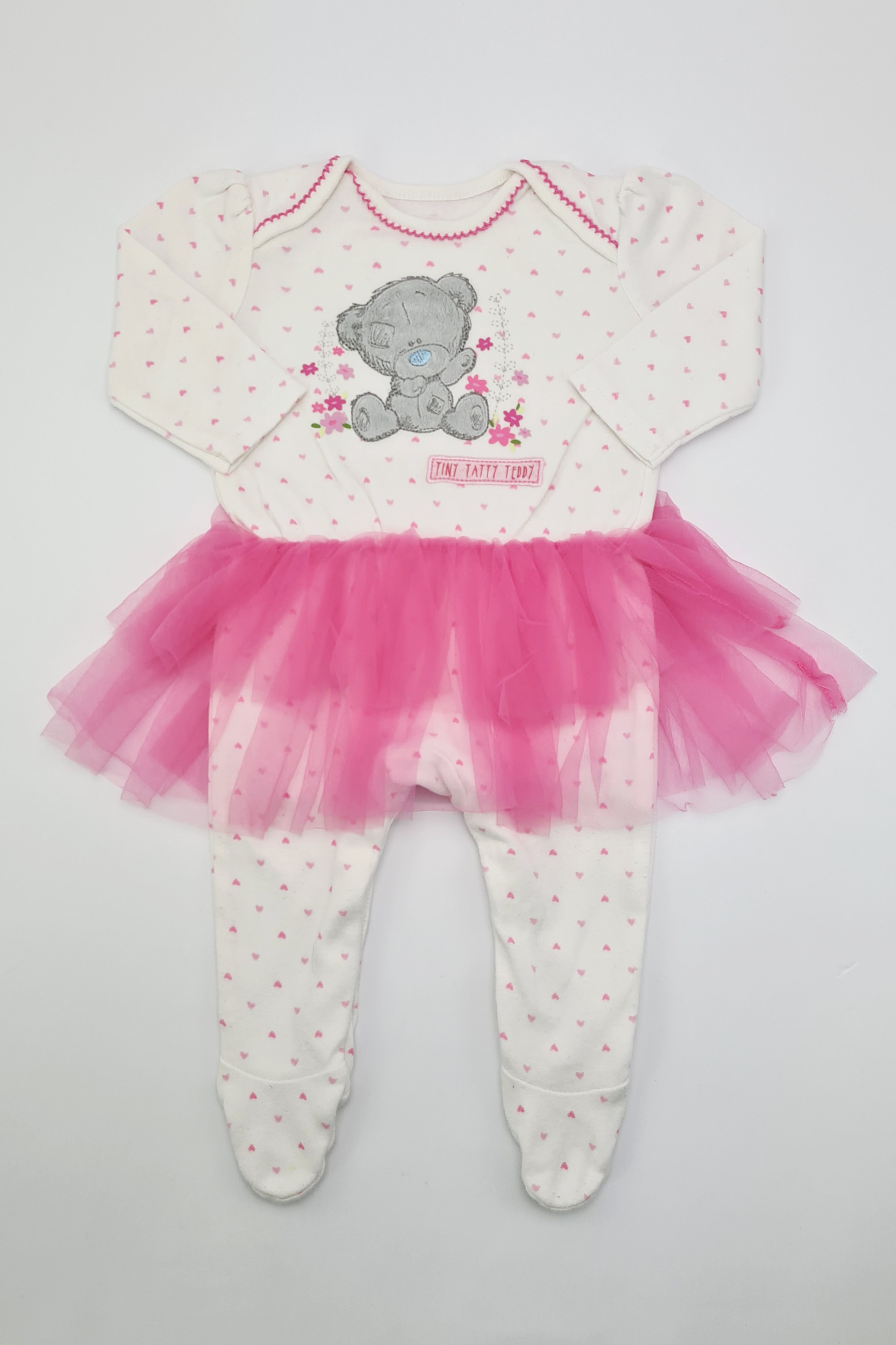 Newborn - 10lbs 'Hug Me' Pink Bodysuit (Primark) –