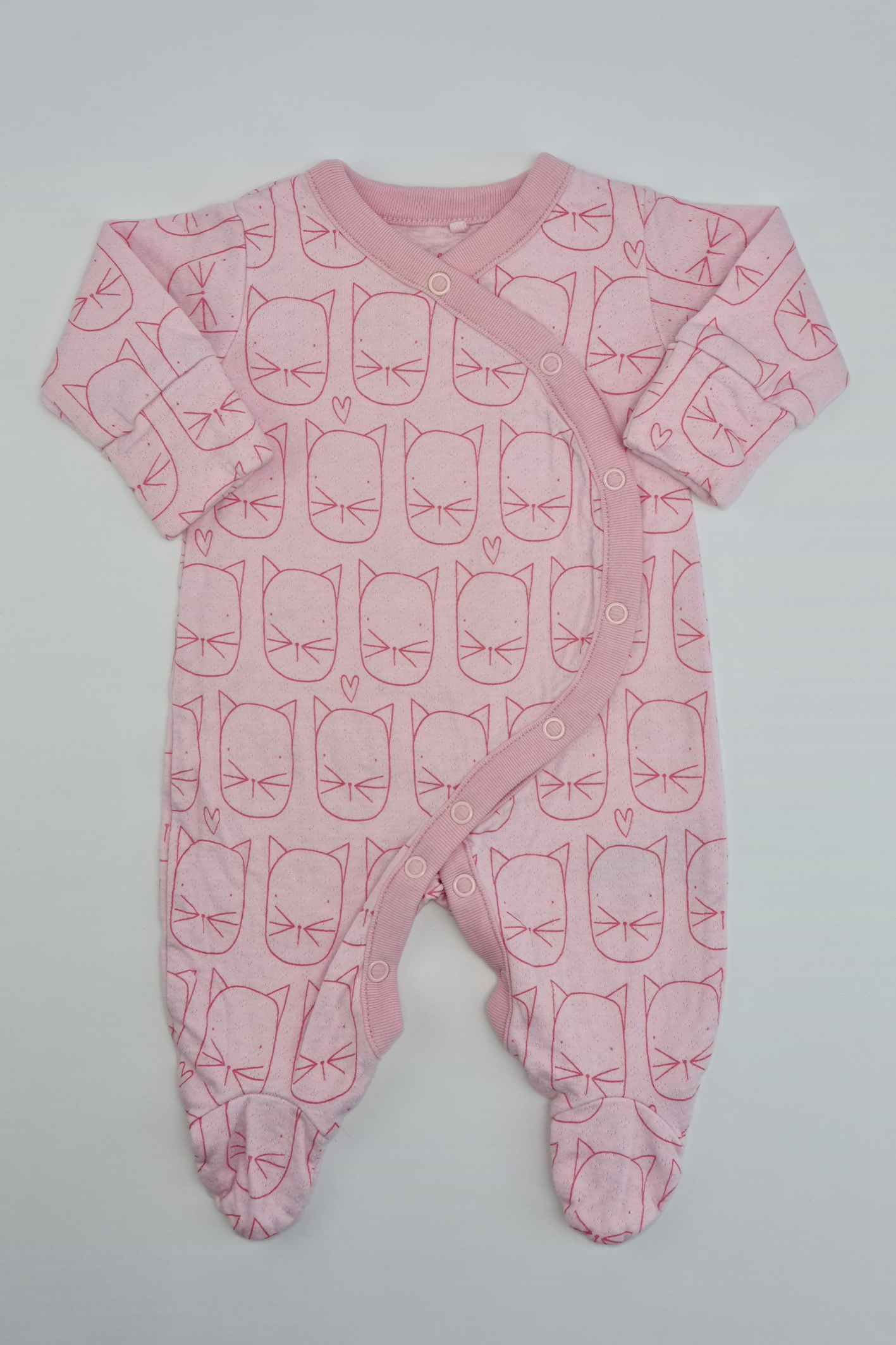 Kitten Print Sleepsuit (Next)