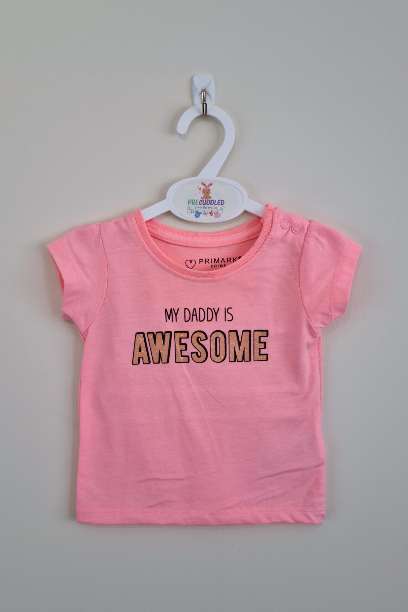 3-6m - Pink Top (Primark)