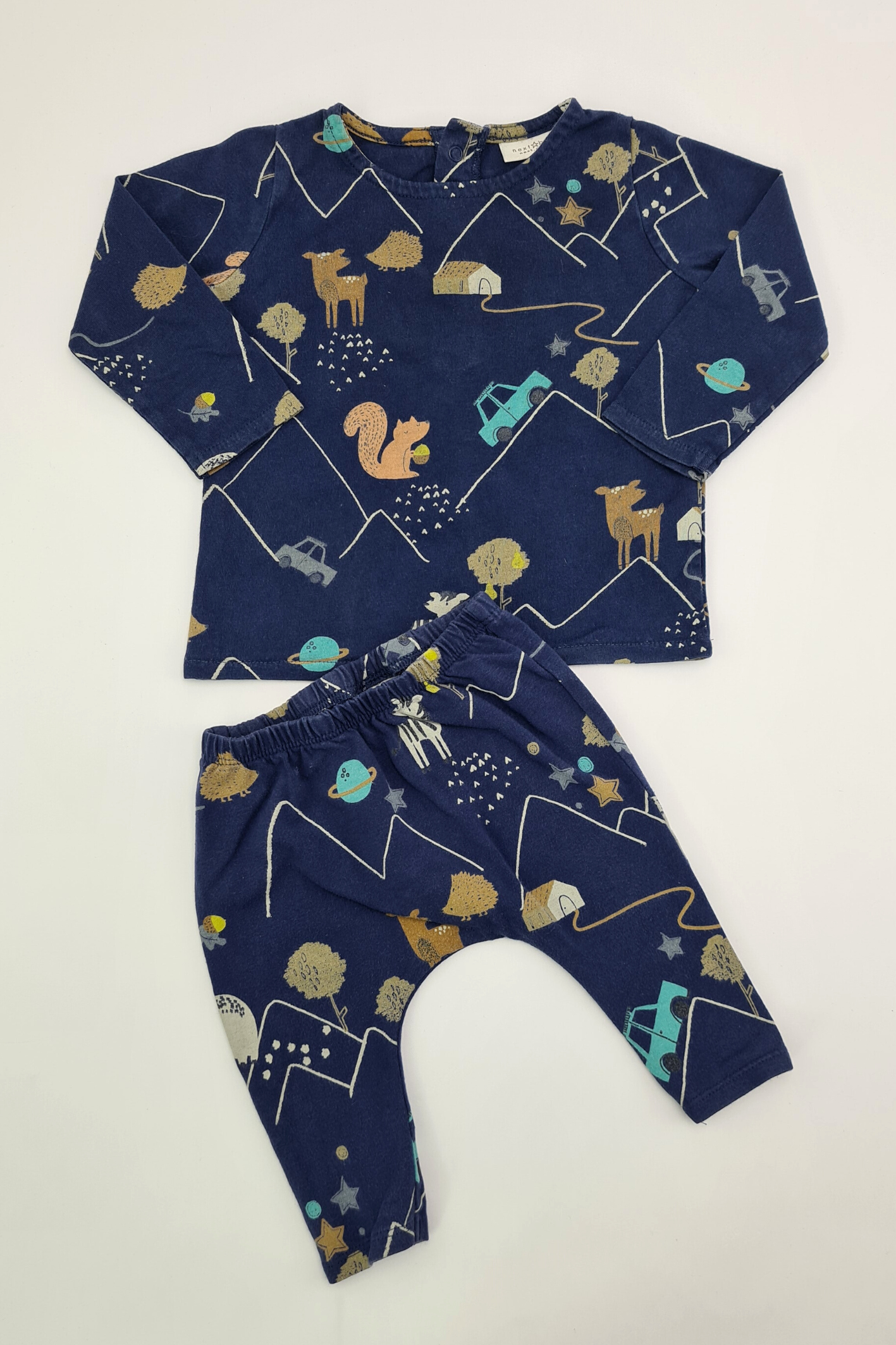 3-6m - Character Print Outfit (Next)