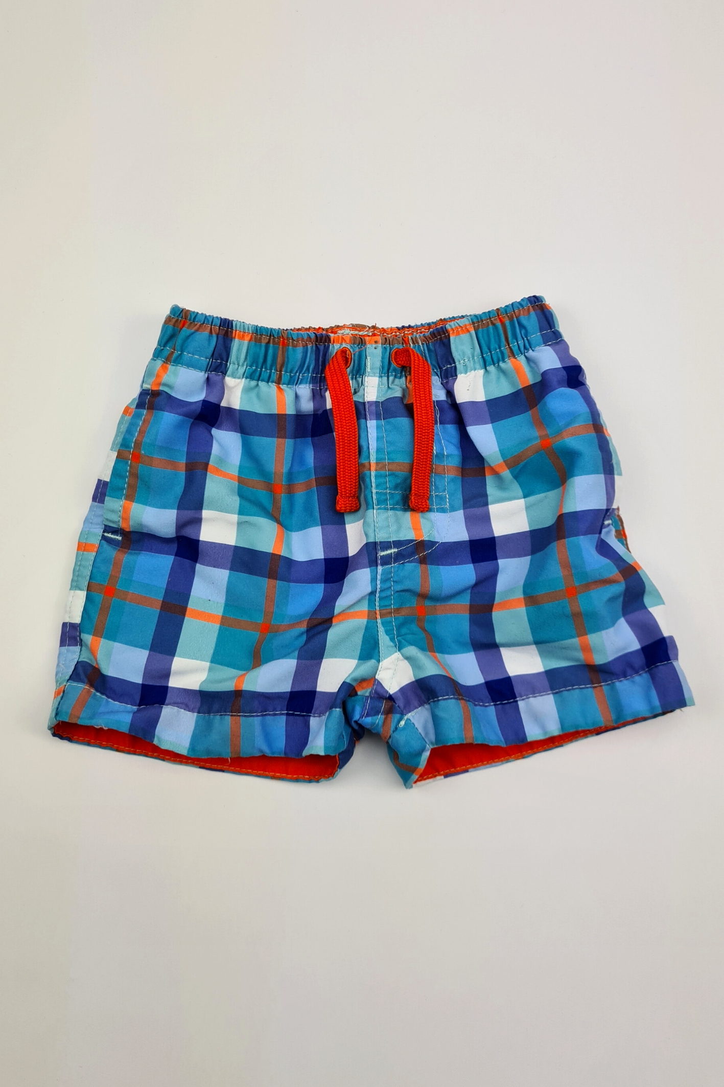 6-9m - Plaid Swim Shorts (BHS)