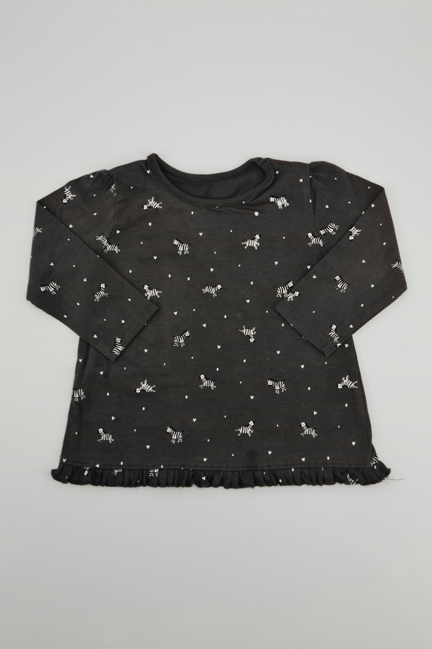 9-12m - Jungle Character Longsleeve T-shirt (George)