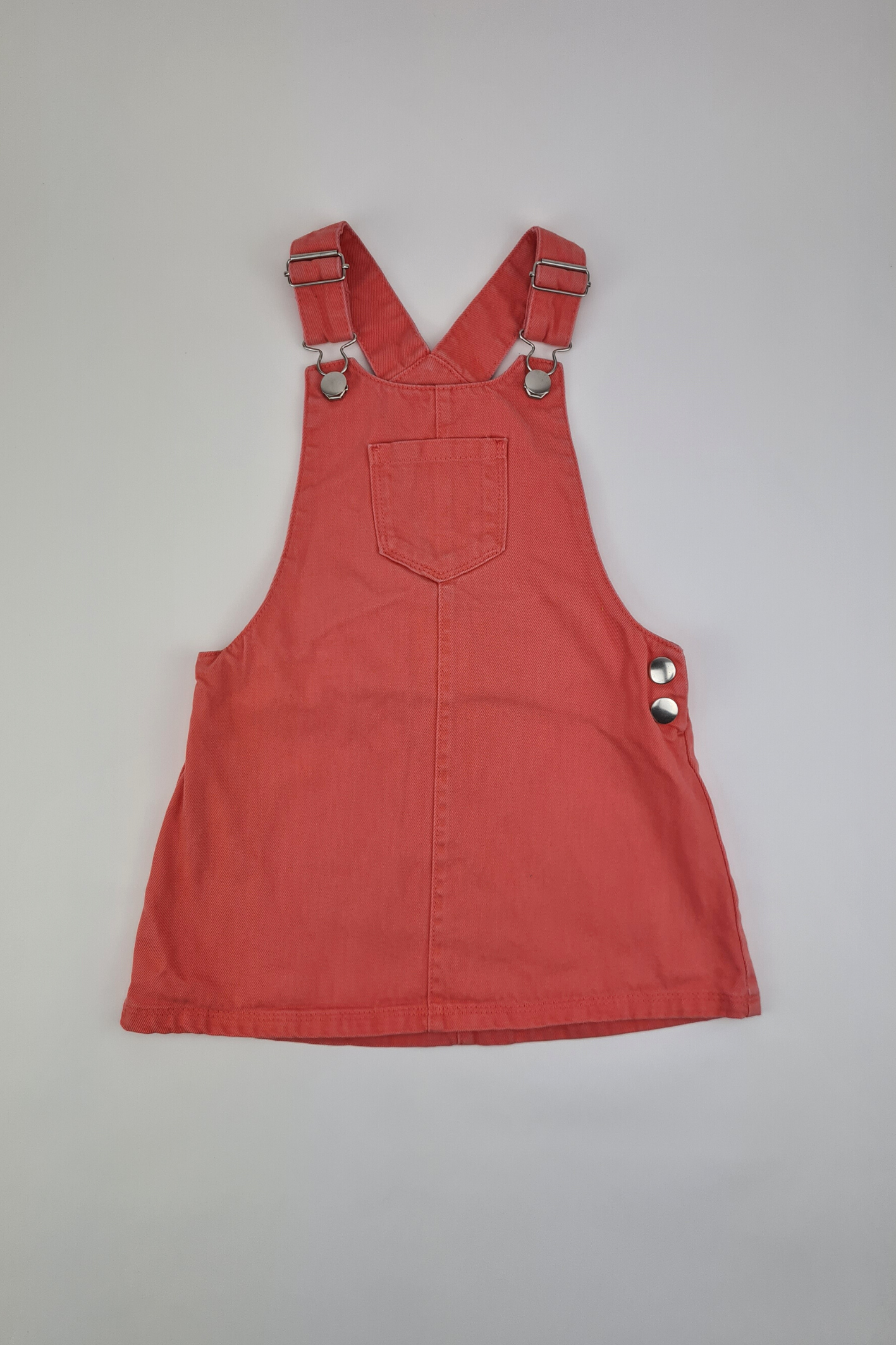 3-4y - Pink Denim Dress (F&F)