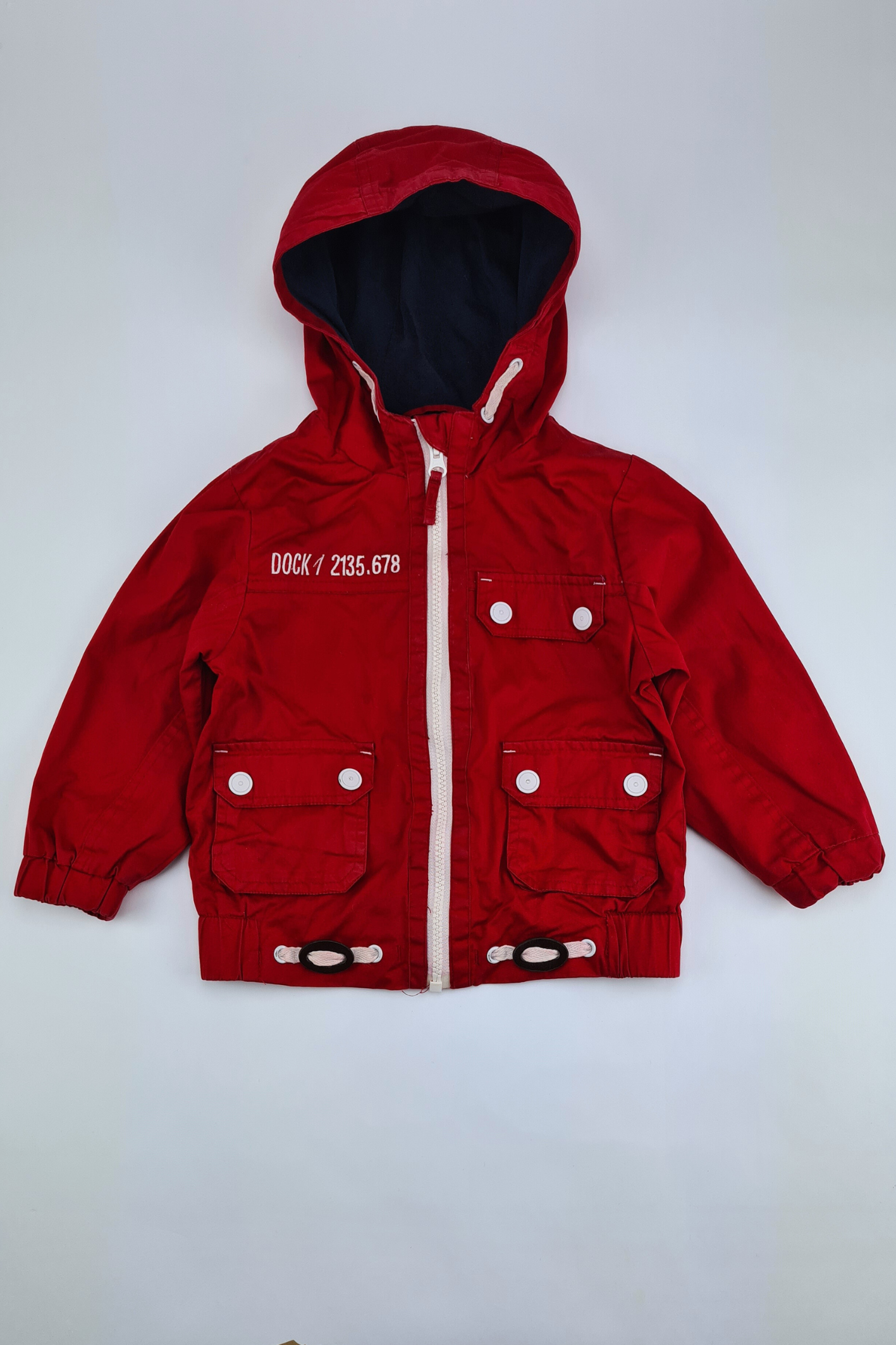 12-18m - Red Sailor Jacket (Tu)