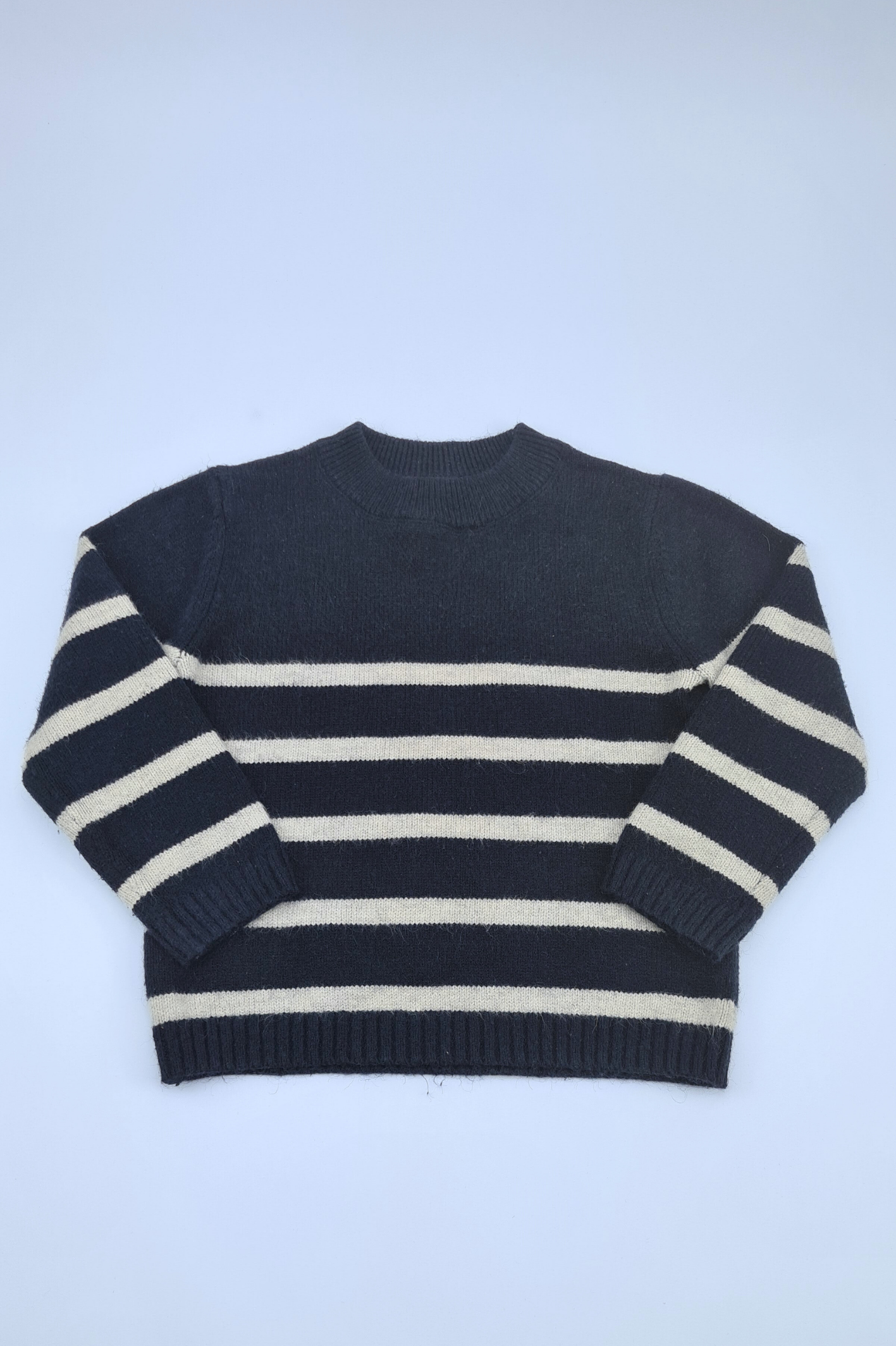 5-6y Blue Split-Hem Jumper