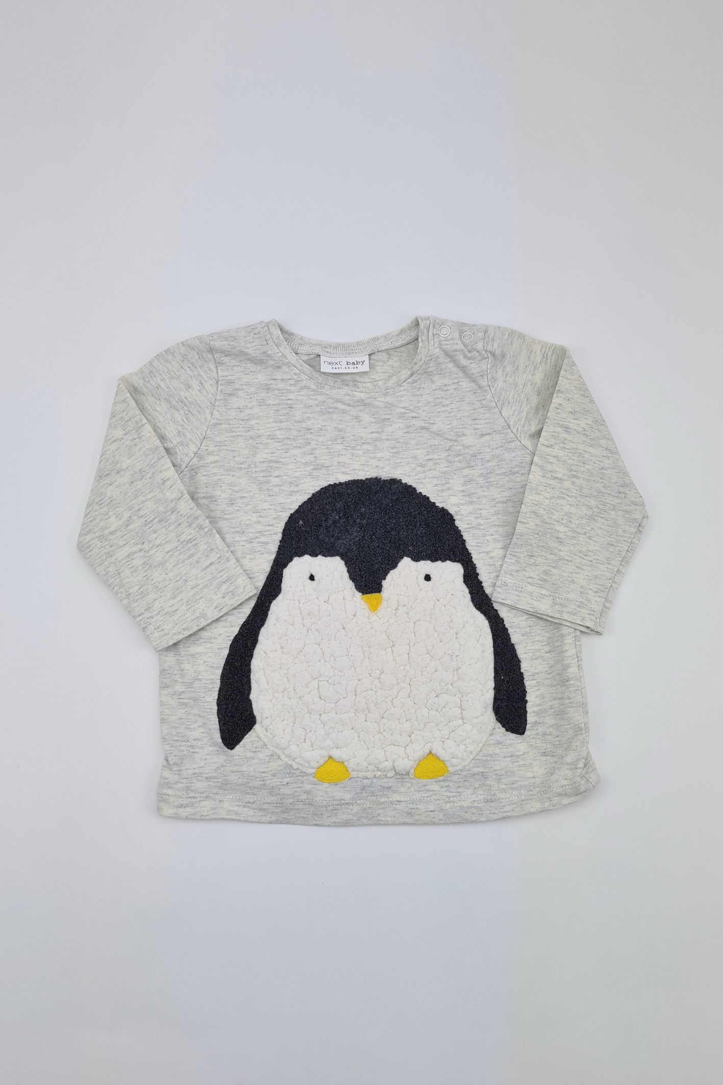 3-6 mois - T-shirt Pingouin manches longues
